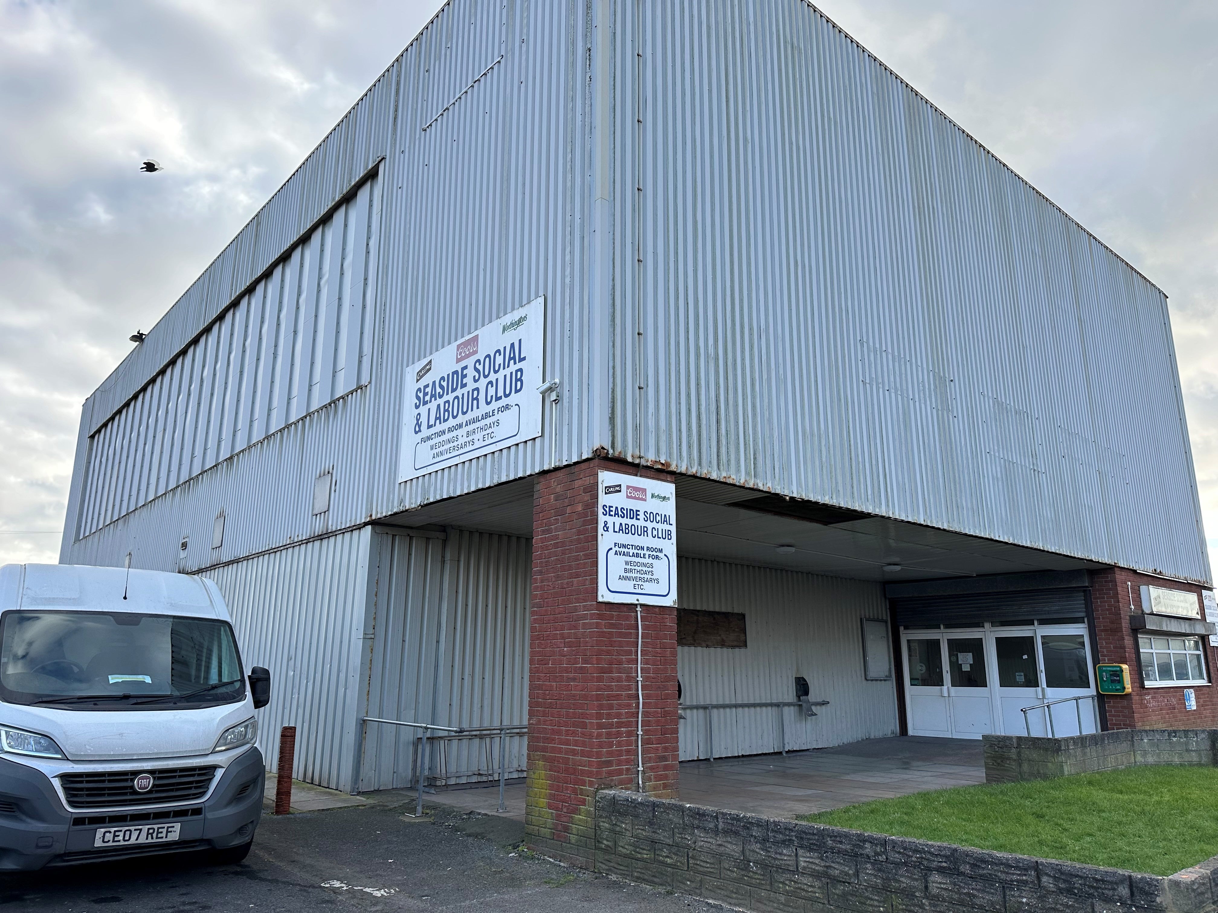 The Seaside Social and Labour Club is the last remaining social club built in the 1960s in the area