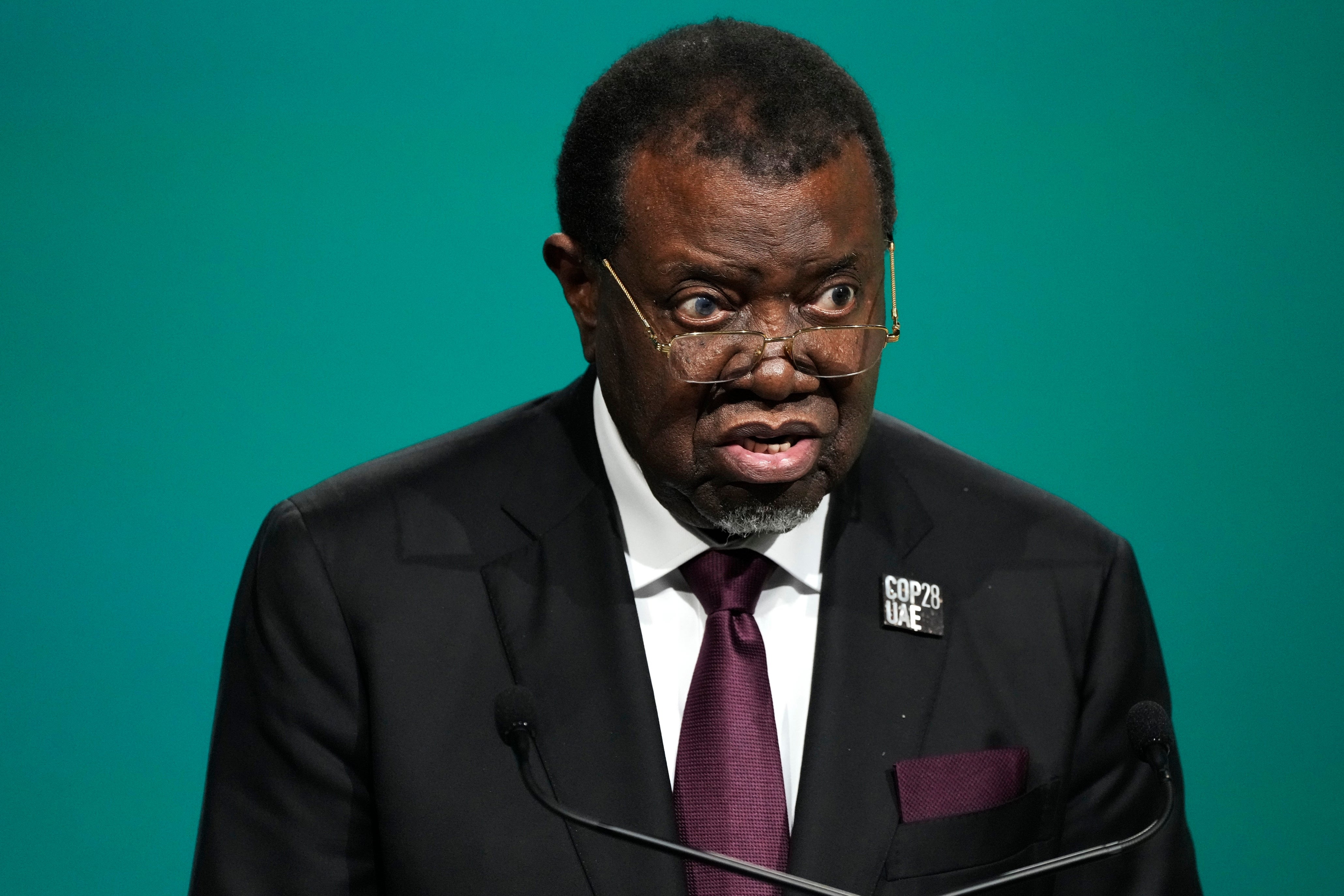 Namibia President Cancer