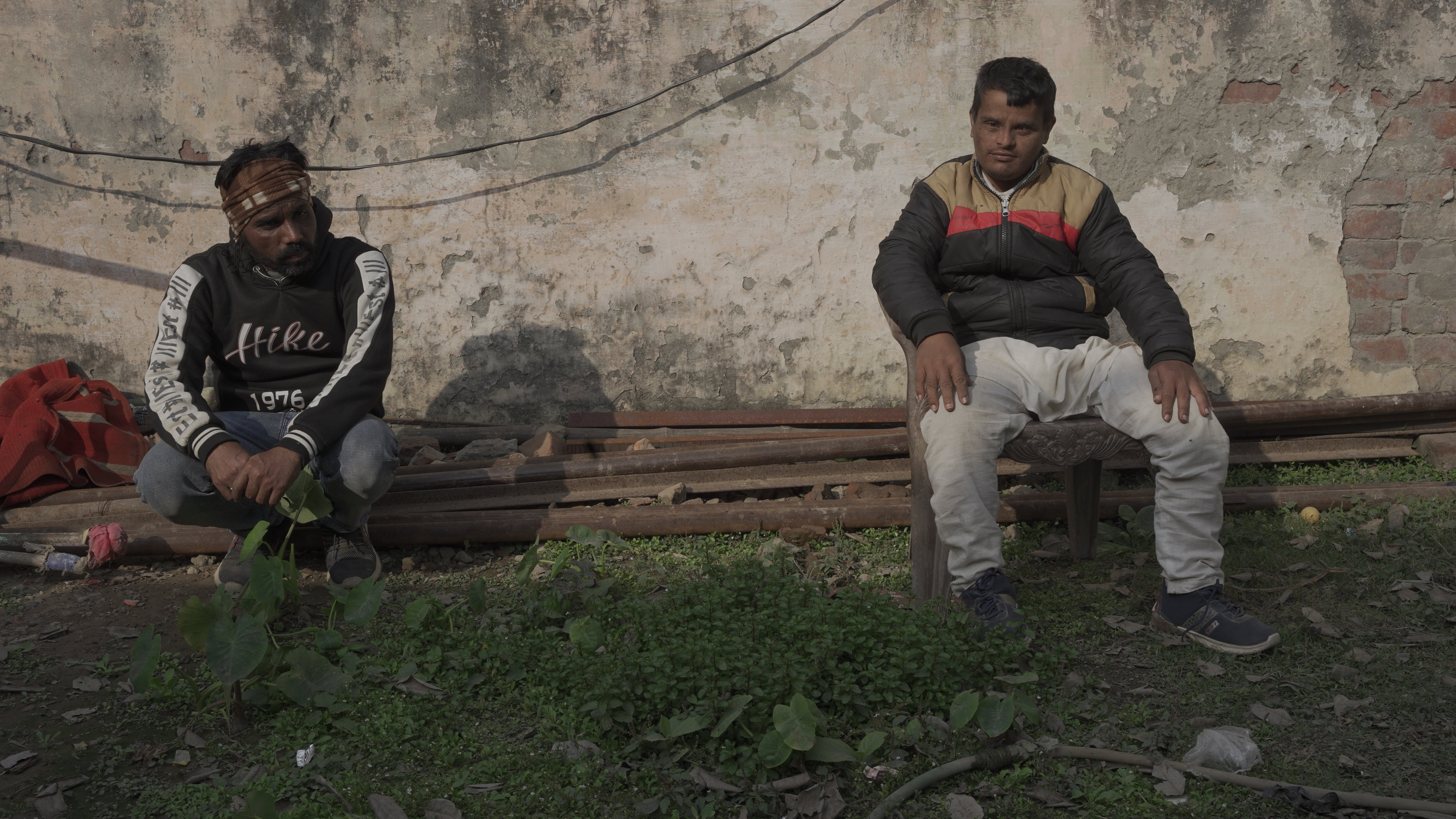 Mohammad Sohrab (left), with his brother at his home in Ayodhya, says he ‘feels discrimination everywhere’