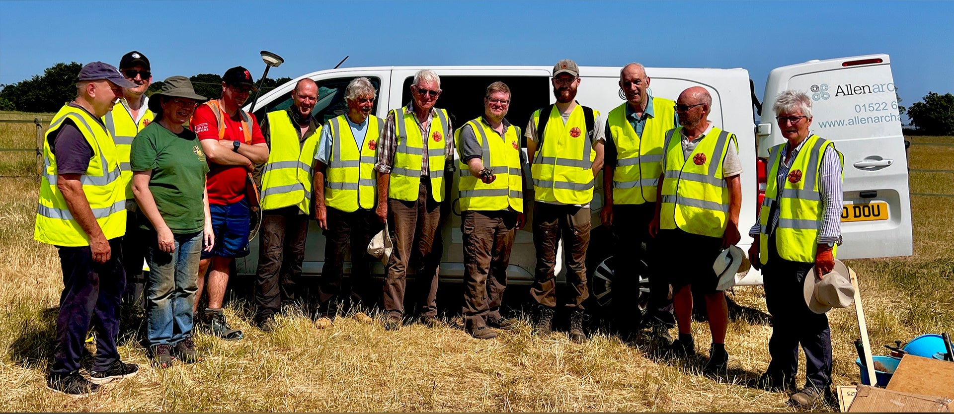 Mr Parker said the group found the object in a field where metal detectorists had already found Roman coins and broaches