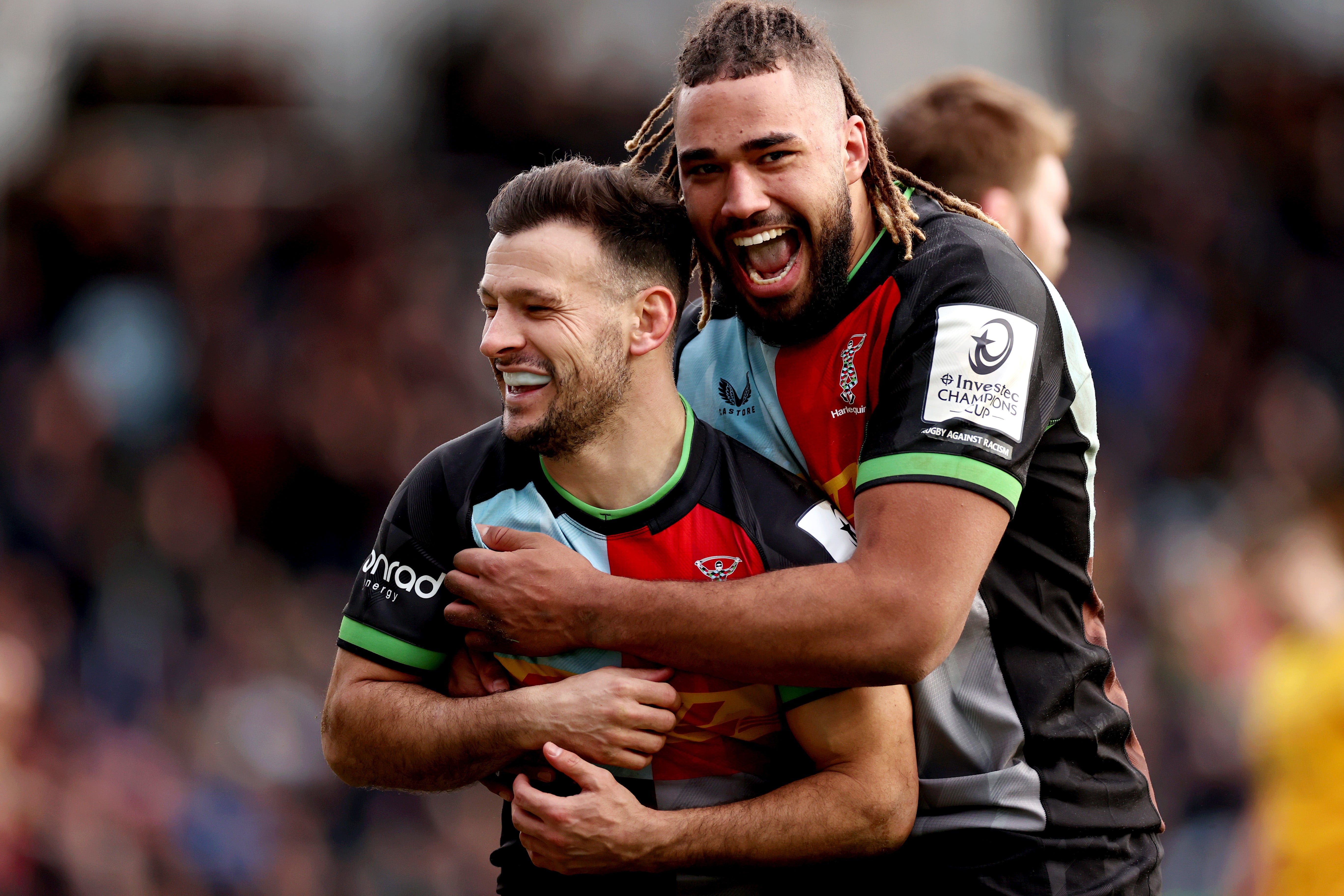 Harlequins scored a number of tries during the win