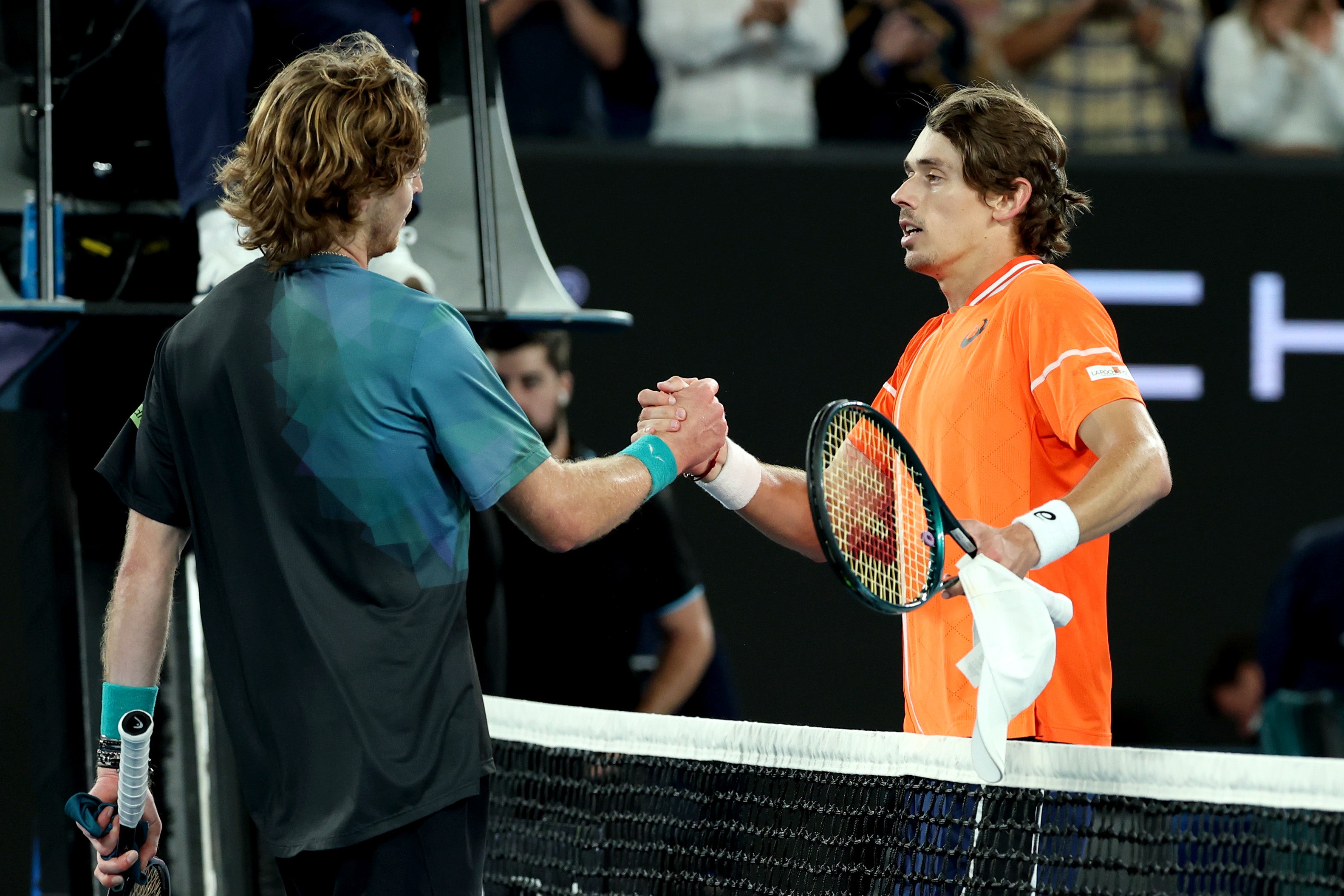 Alex de Minaur came up short in a thrilling five-set match against Andrey Rublev