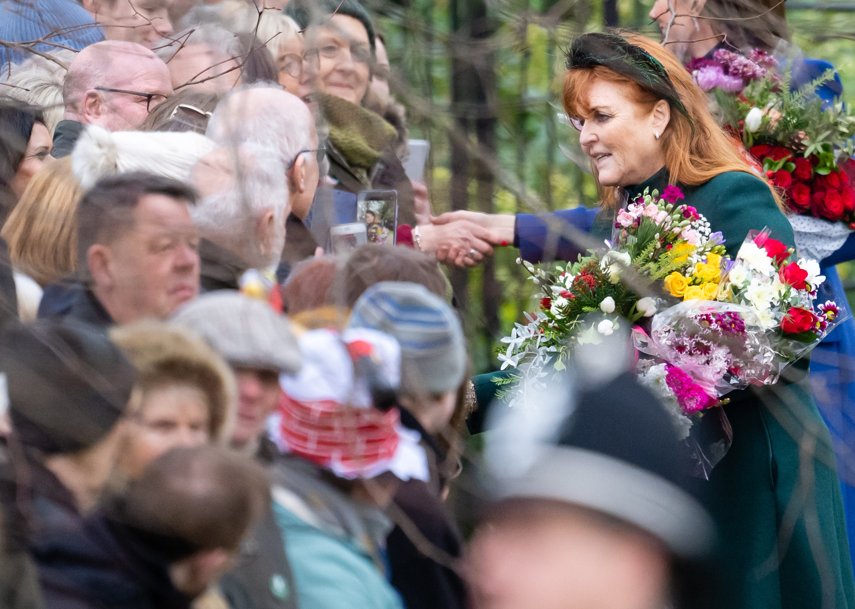 The duchess spent Christmas with her family at Sandringham, attending the Christmas morning services at Sandringham Church