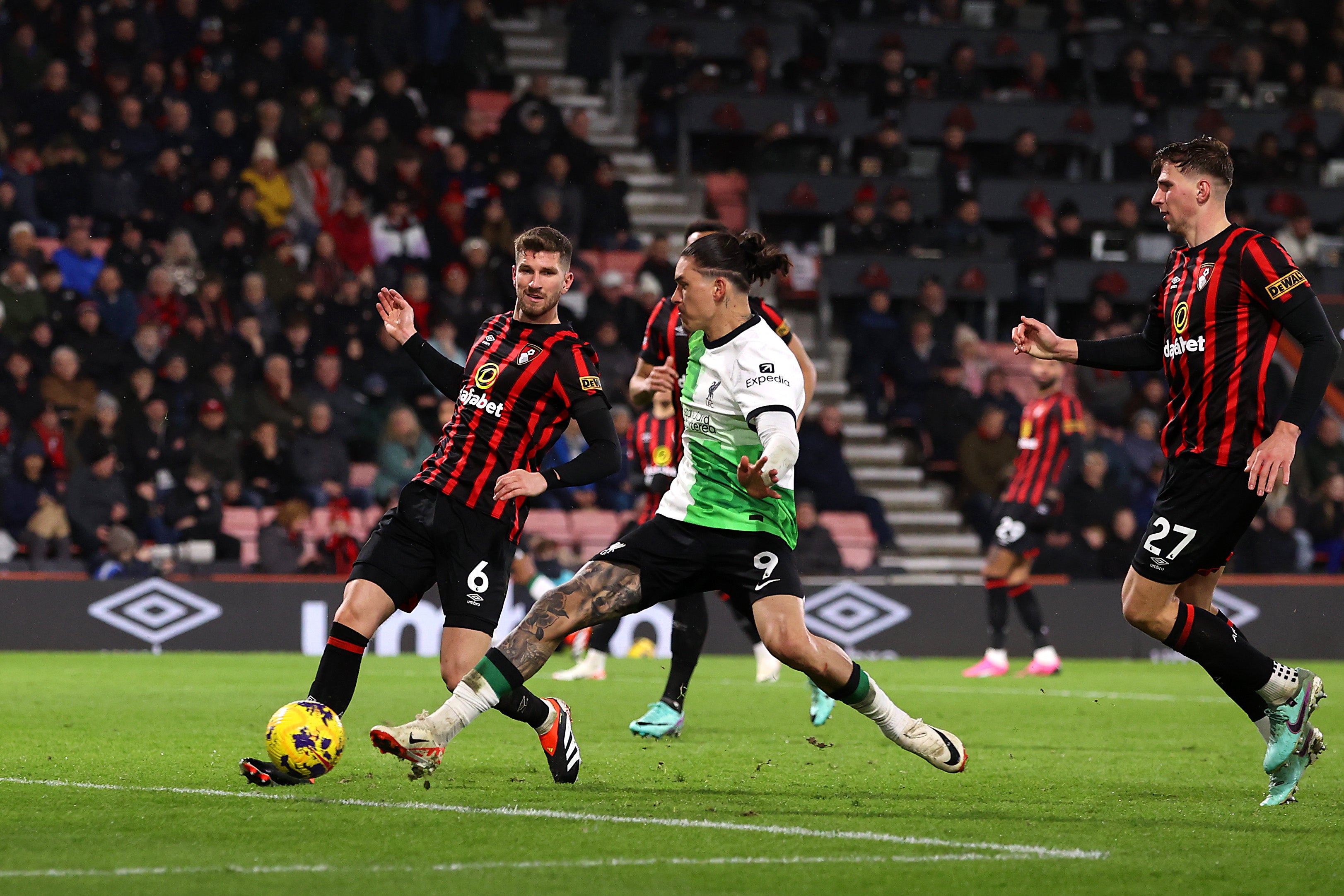 Darwin Nunez was clinical to score twice