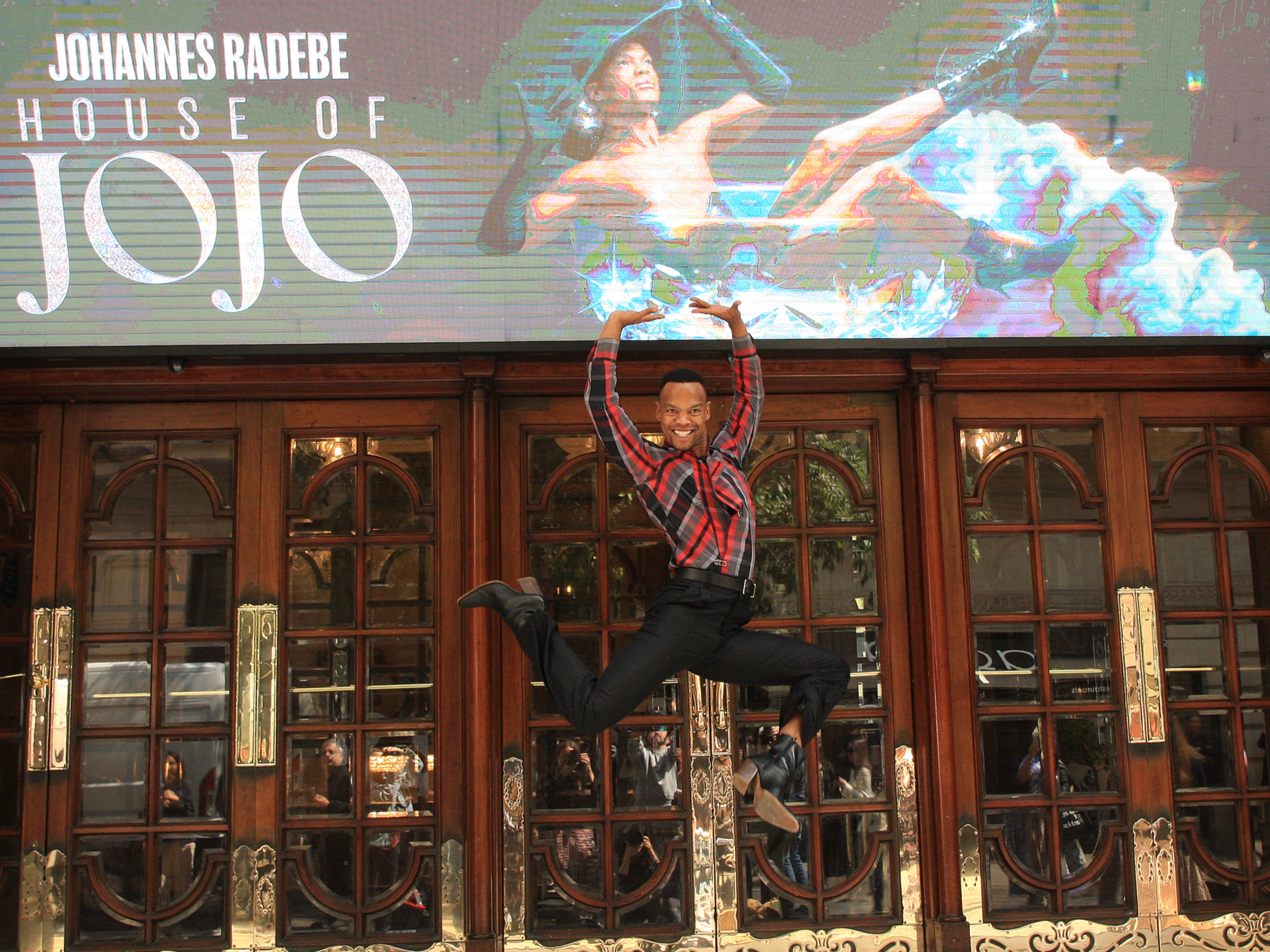 Johannes Radebe at a ‘House of Jojo’ photocall at the London Palladium, June 2023