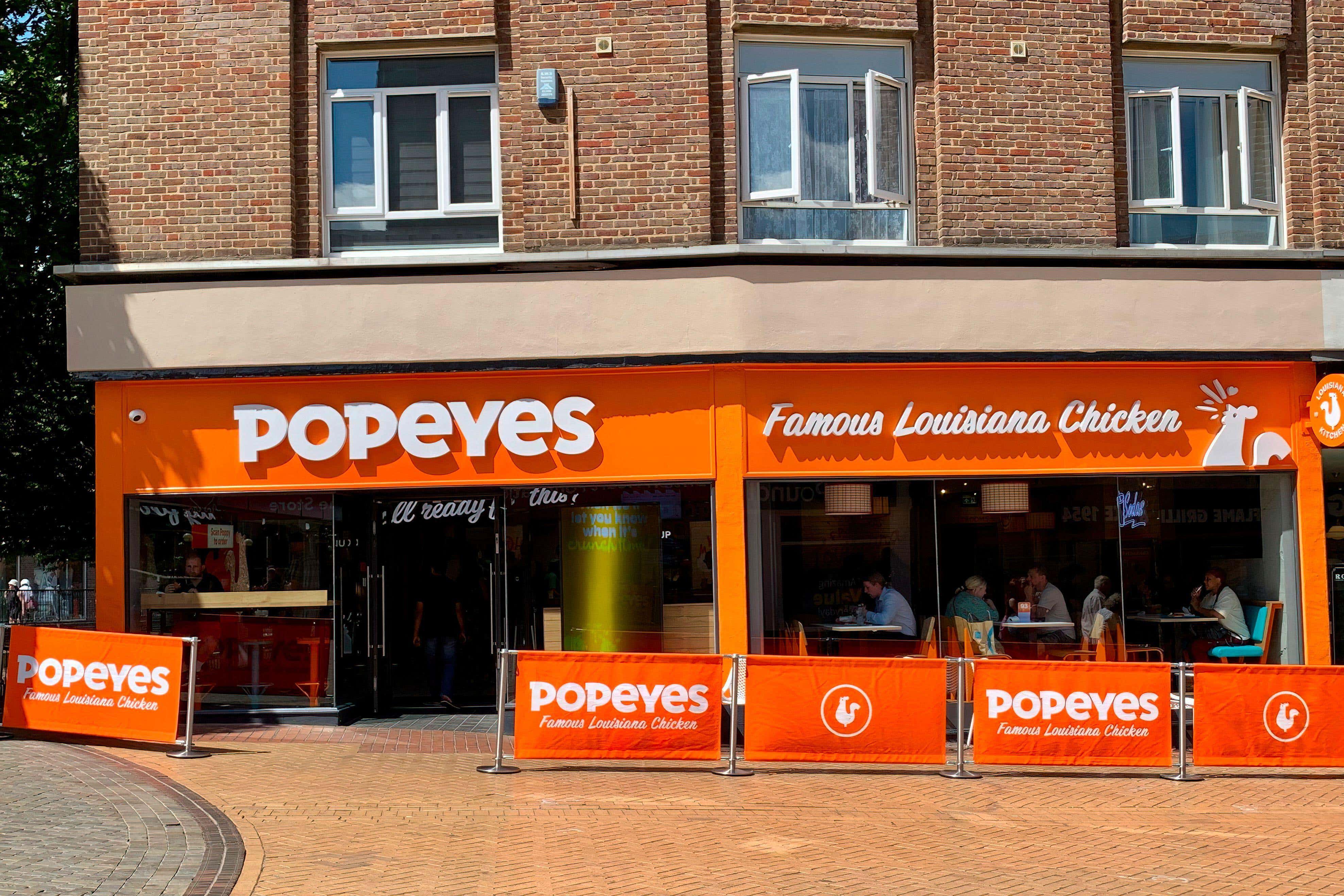 Popeyes expanded from the US into the UK in late 2021 (Alamy/PA)