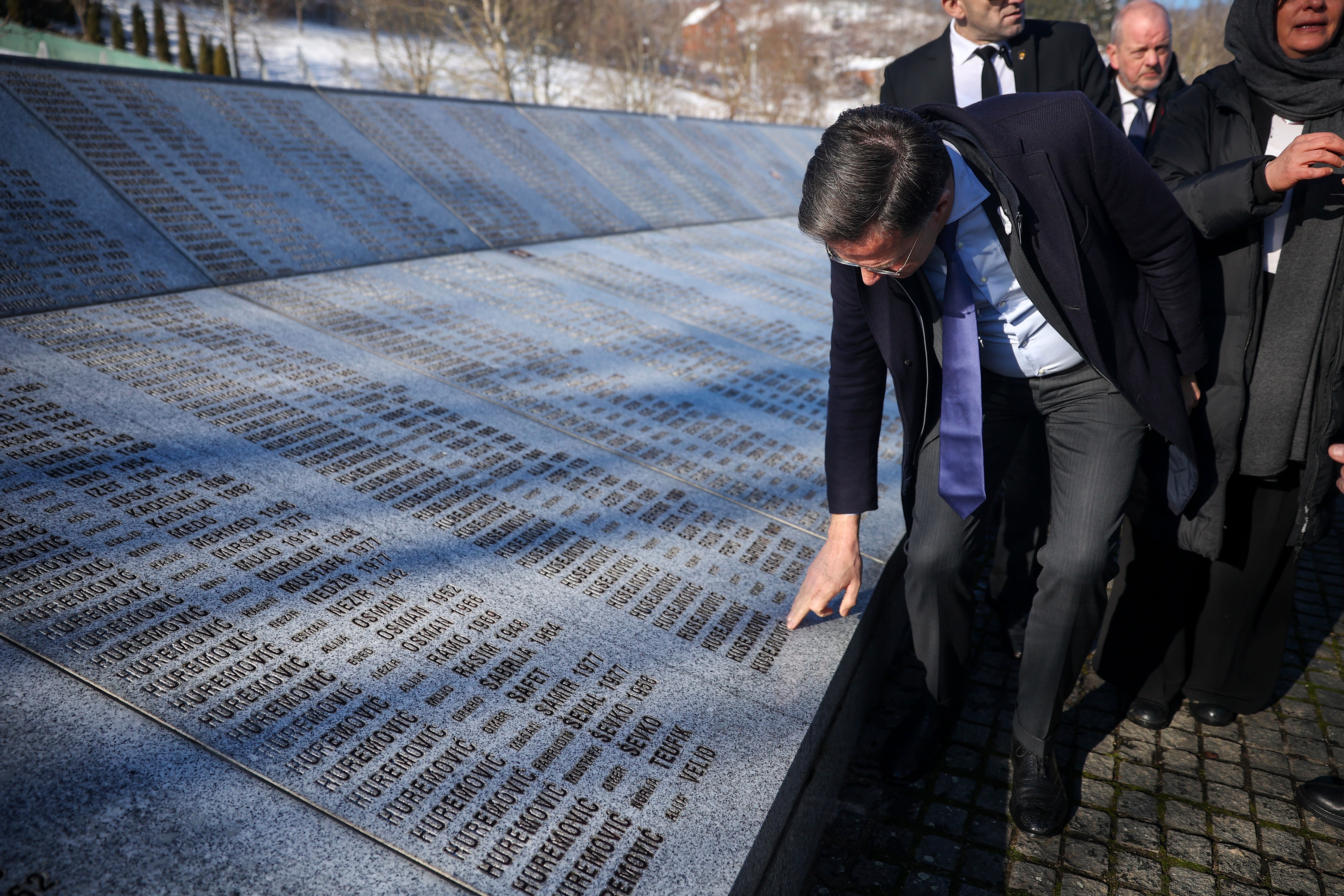 Bosnia Srebrenica Rutte