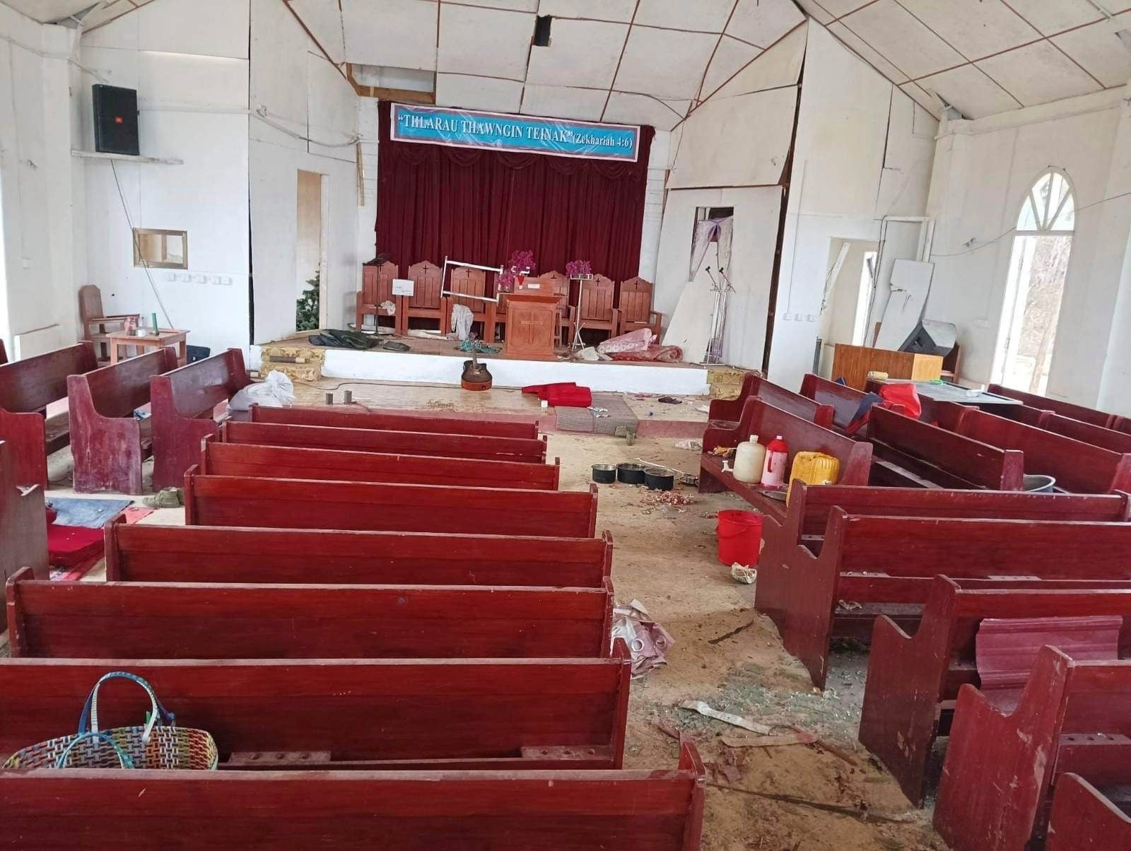 Myanmar Churches Destroyed