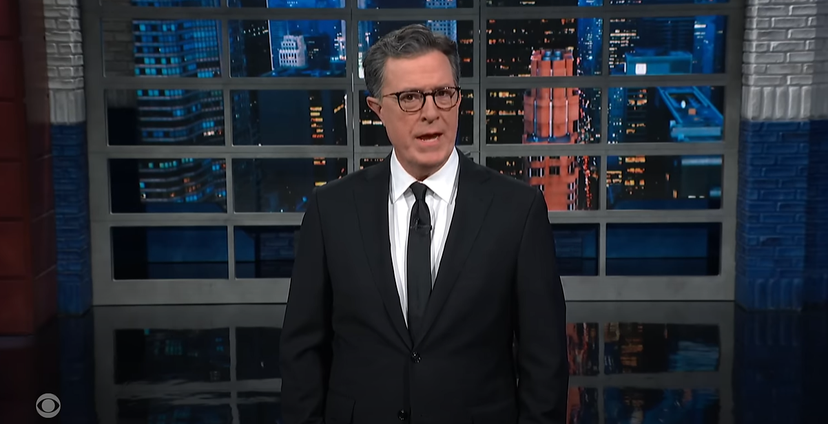 Mr Colbert joined other late-night hosts in poking fun at right-wing conspiracy theorists who have claimed Taylor Swift is part of a conspiracy to defeat Donald Trump in the 2024 election