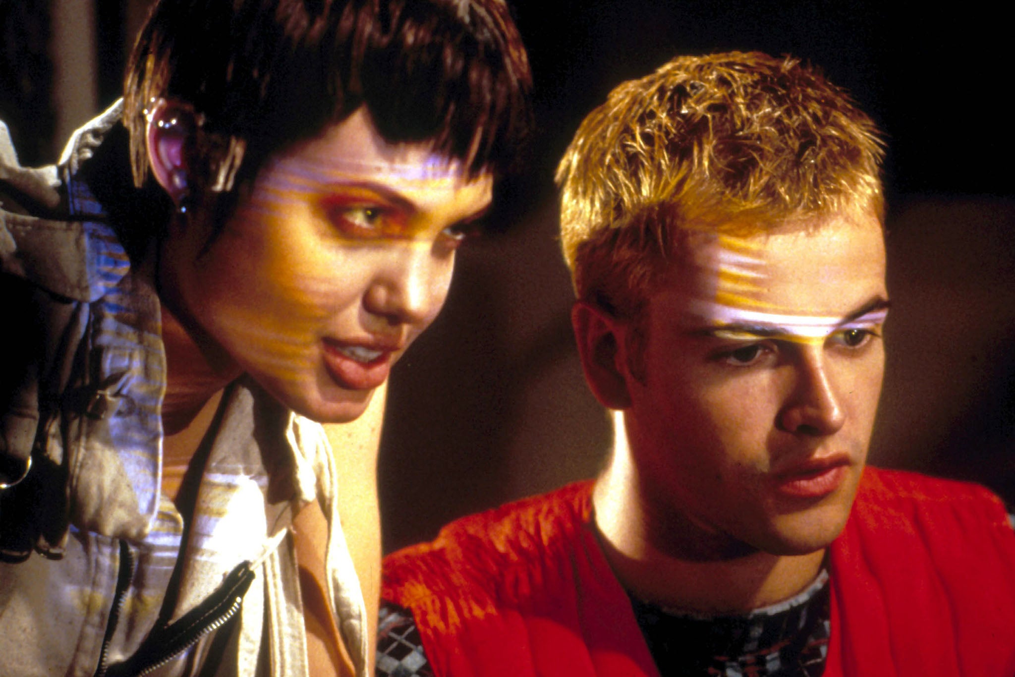 Ahh, the Nineties: Jolie and Miller in the cult classic ‘Hackers’