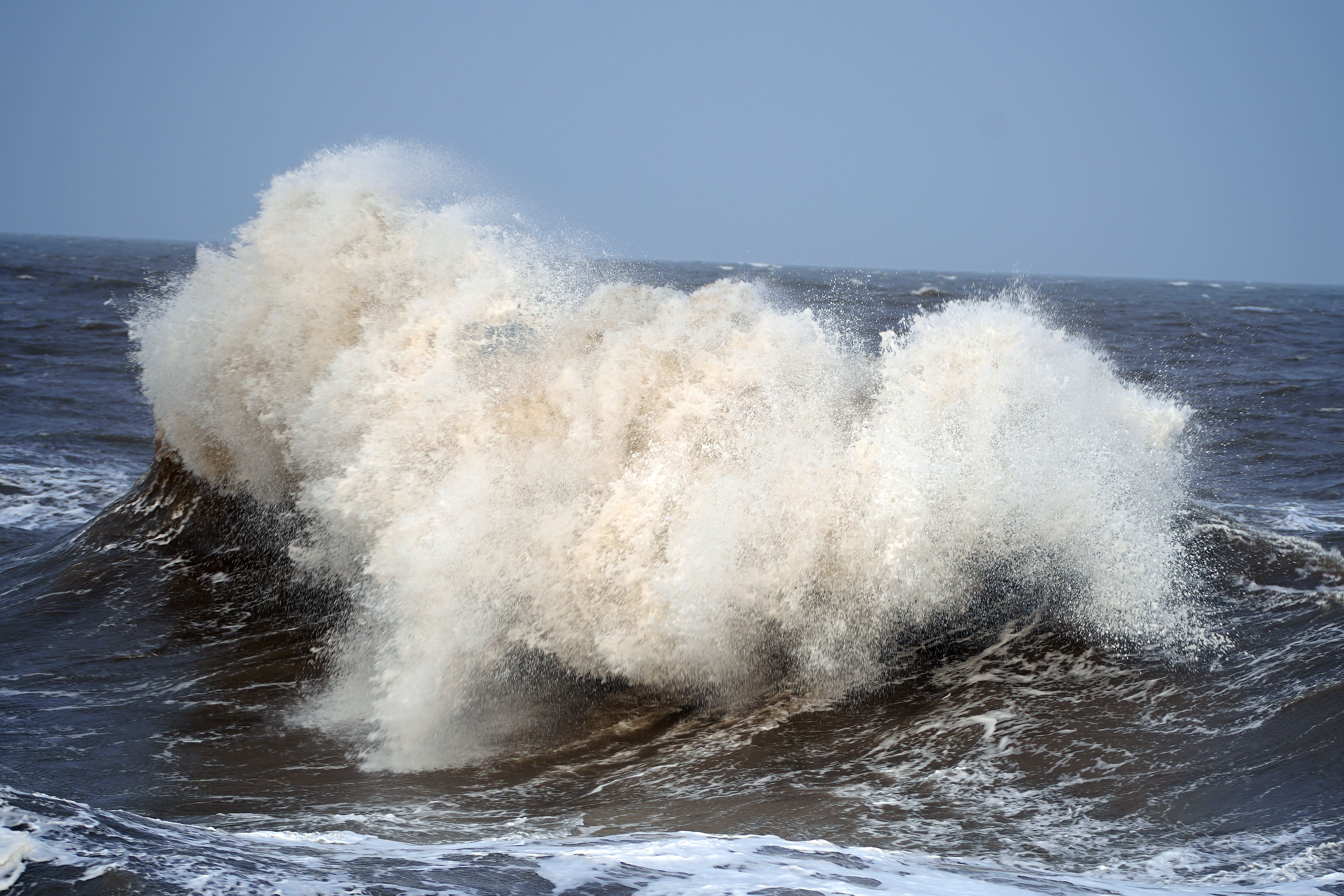 Storm Jocelyn has whipped up the seas around Britain (Peter Byrne/PA)