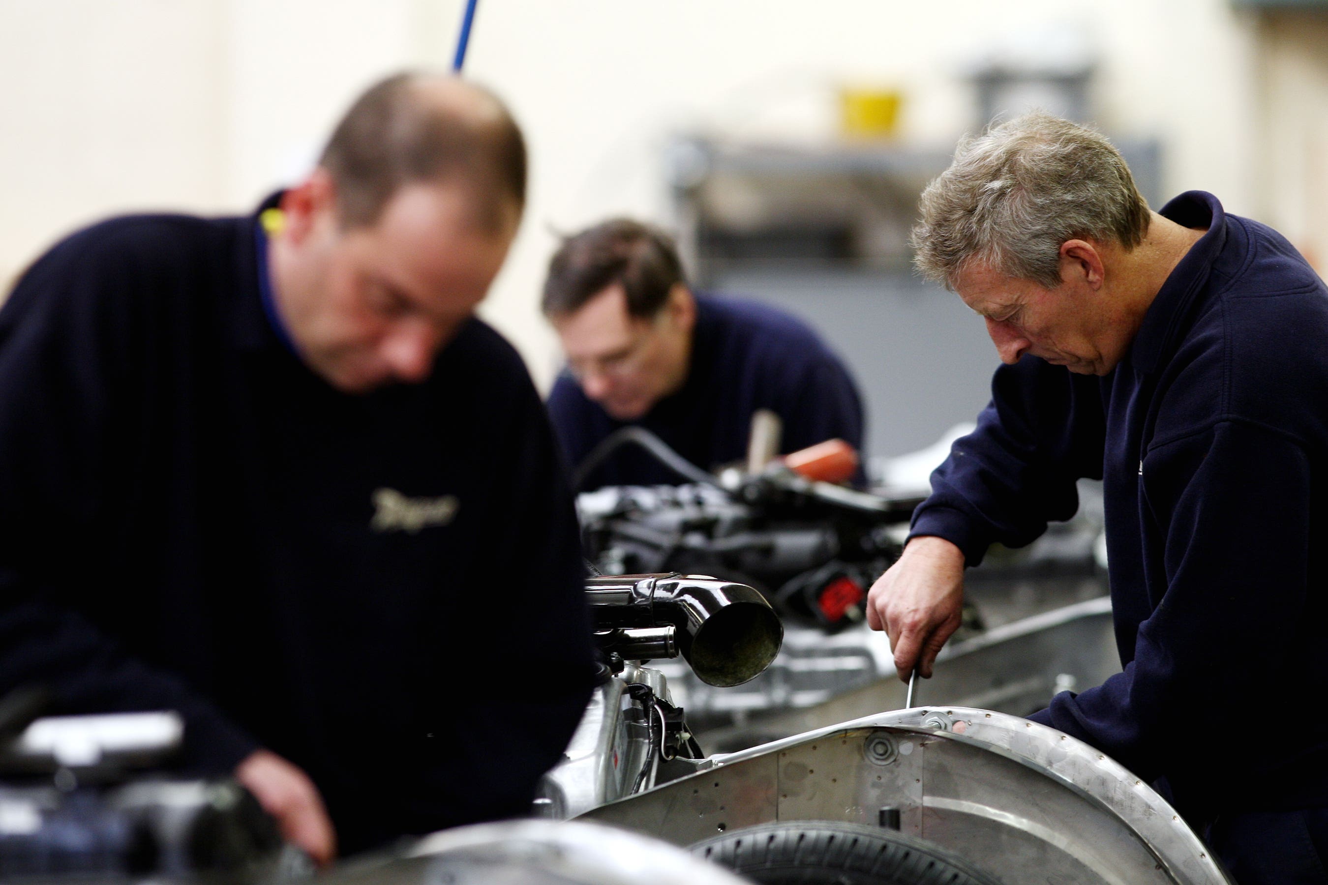 UK businesses growth increased to a seven-month high in January but factories were hit by the Red Sea crisis (David Davies/PA)