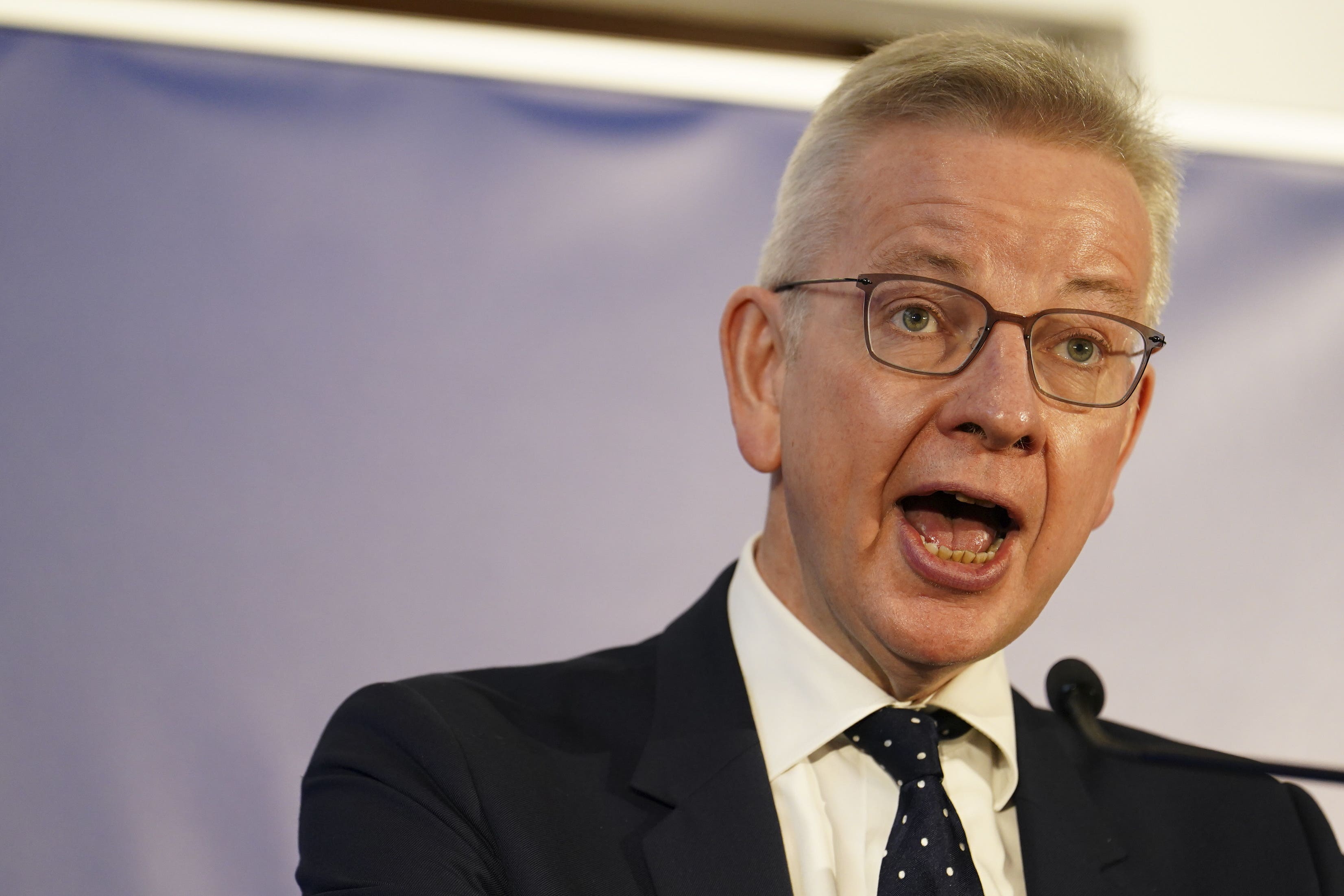 Communities Secretary Michael Gove said extra funding could be provided due to progress made on the economy (Jordan Pettitt/PA).