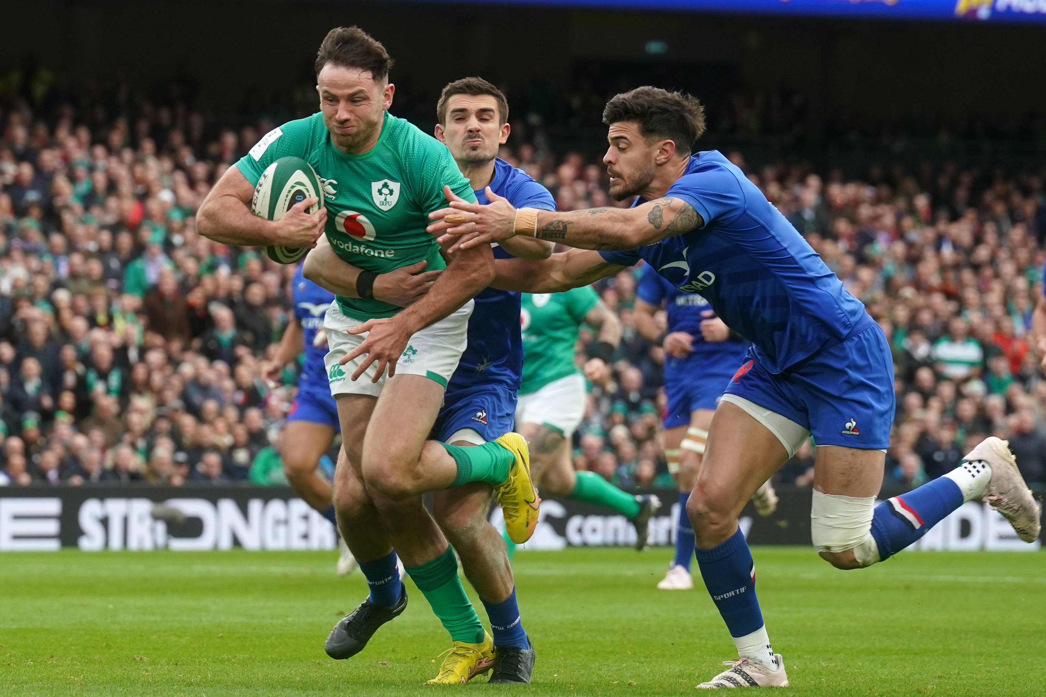 Ireland and France look set to dominate this season’s Six Nations (Brian Lawless/PA)