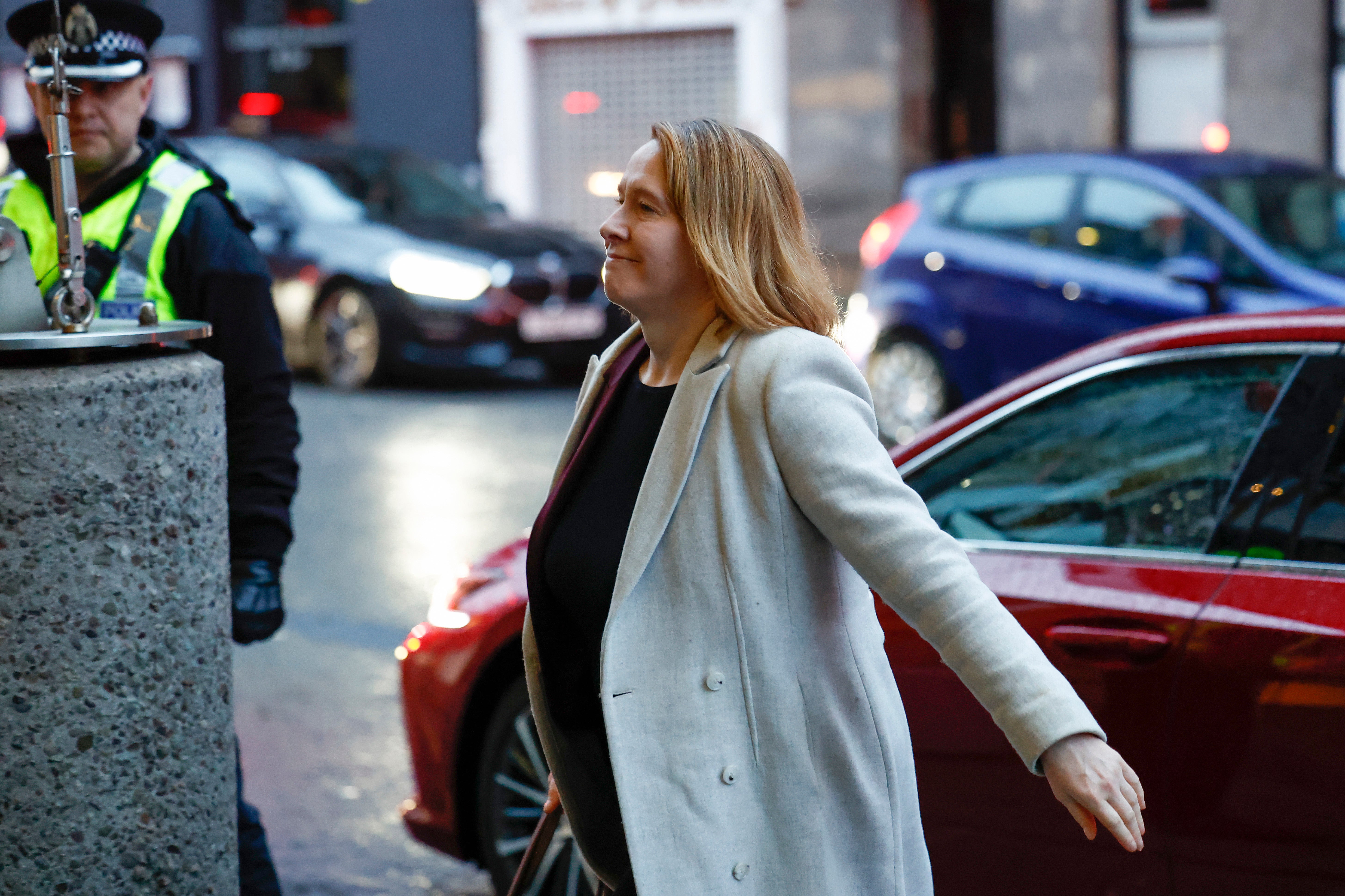 Liz Lloyd, Nicola Sturgeon’s former top adviser, arriving at the Covid inquiry