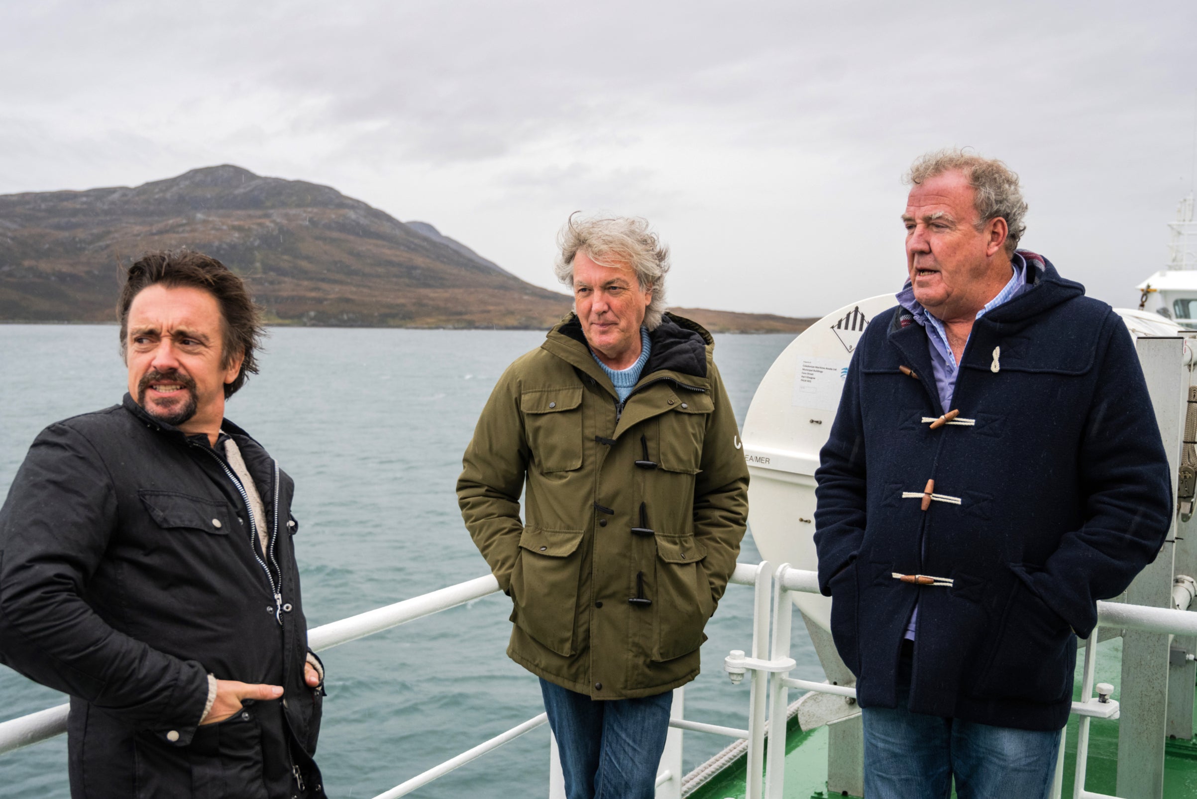 Richard Hammond, James May, Jeremy Clarkson in ‘The Grand Tour’