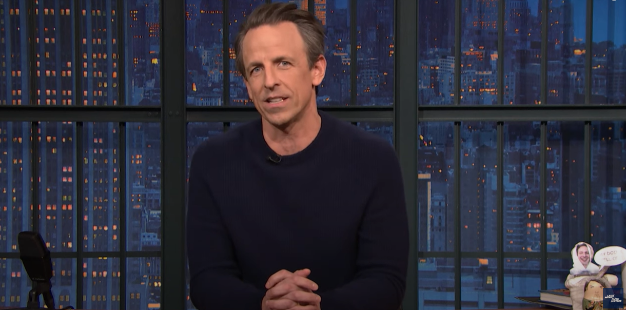 Seth Meyers noted that even Fox News is telling Trump to ‘shut up’