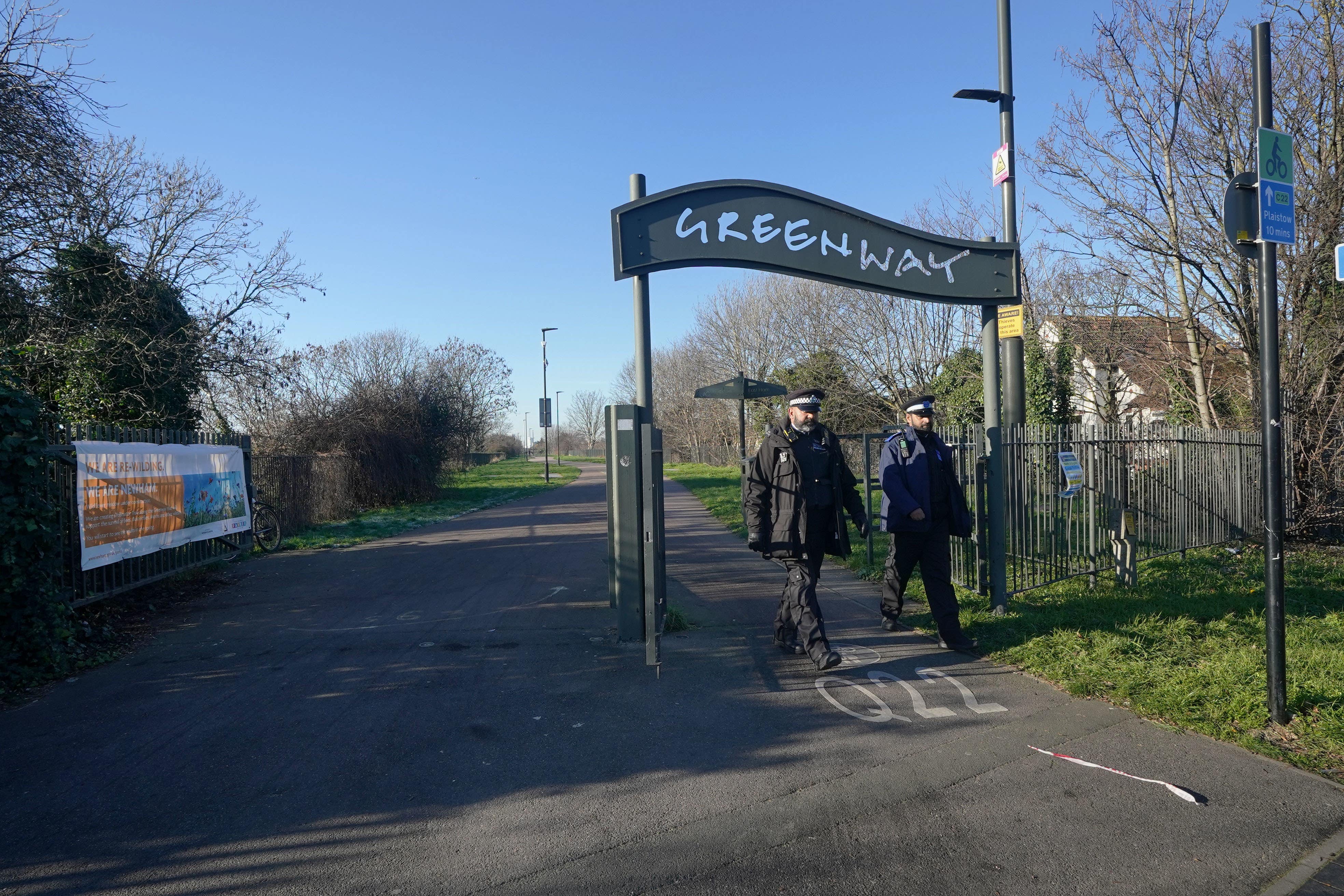 Police believe the baby girl was less than an hour old when she was found at the junction of Greenway and High Street South in East Ham earlier this month (Yui Mok/PA)