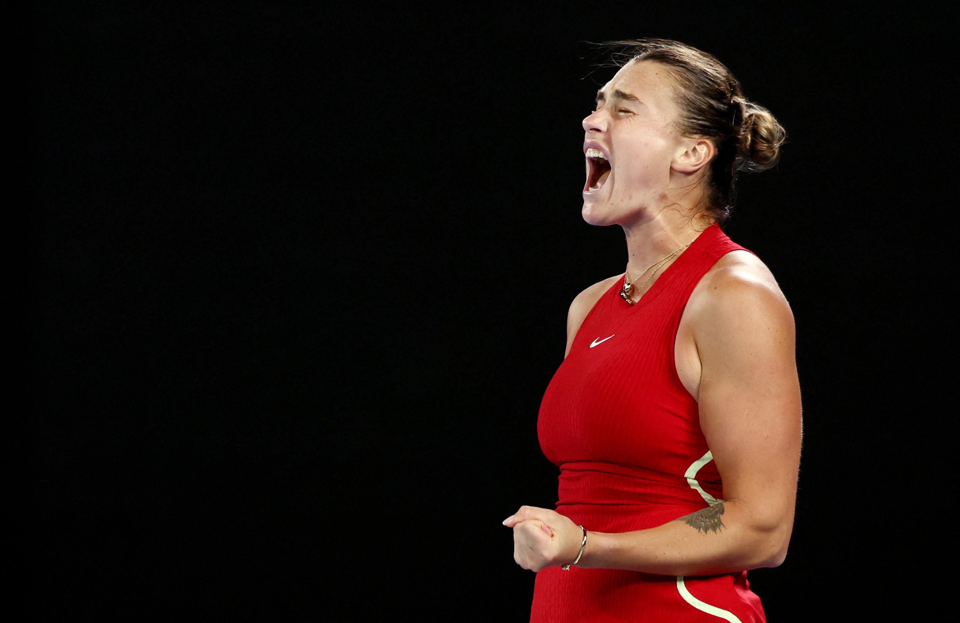 Sabalenka led from the front against Zheng