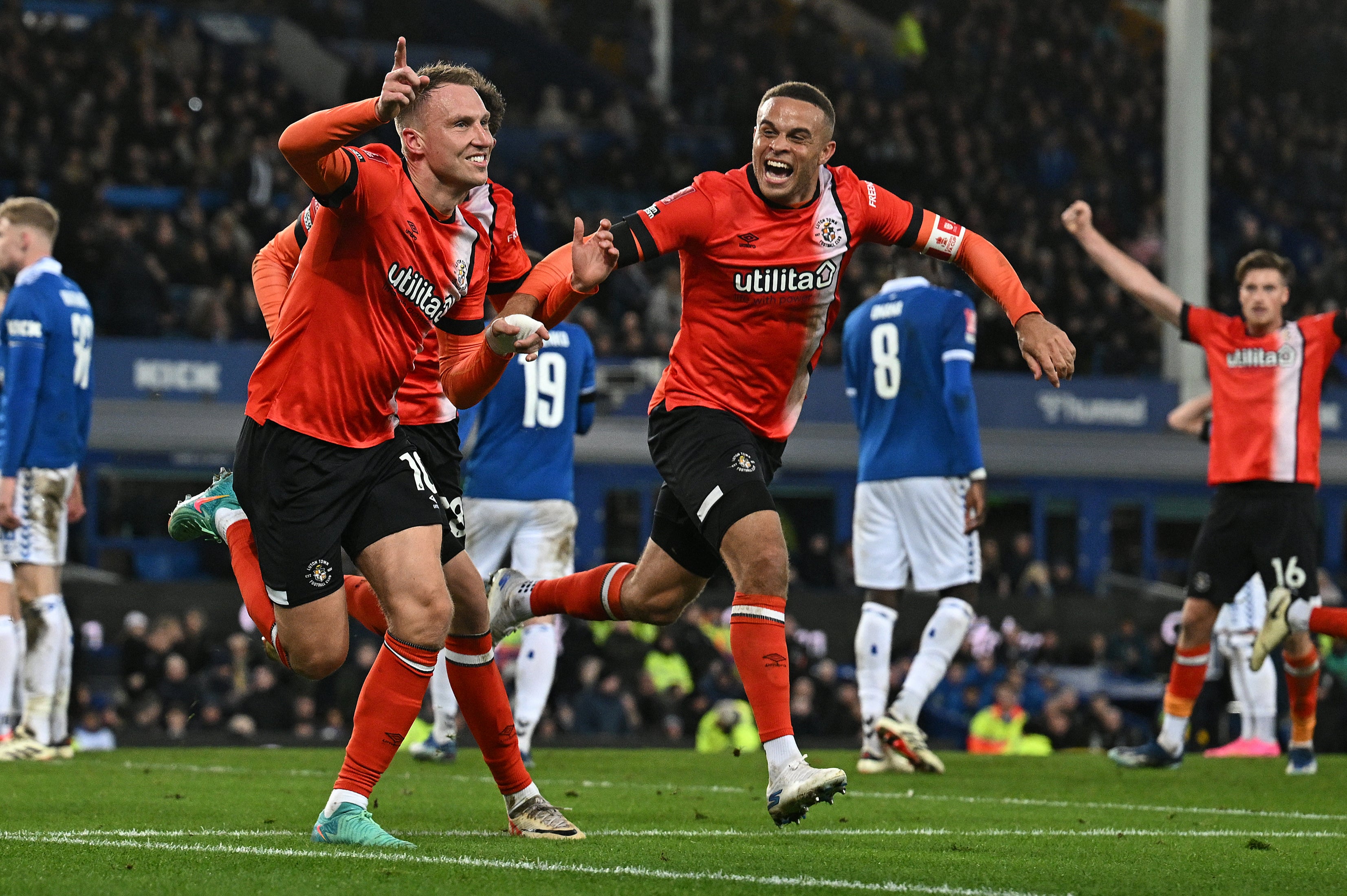 Cauley Woodrow’s 96th-minute winner sent Everton crashing out