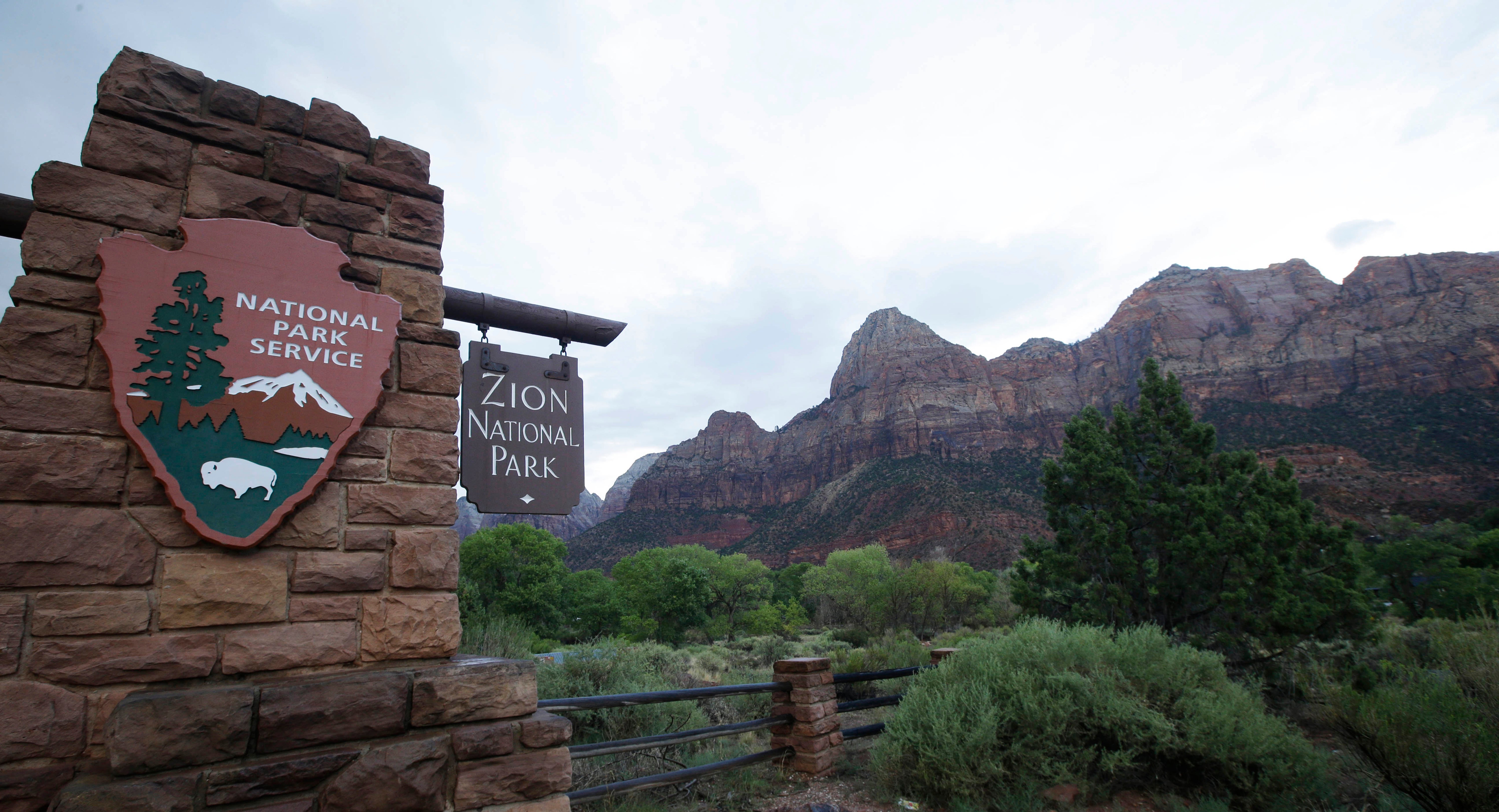 A man has died after falling 150 feet from a canyon in Zion National Park in Utah