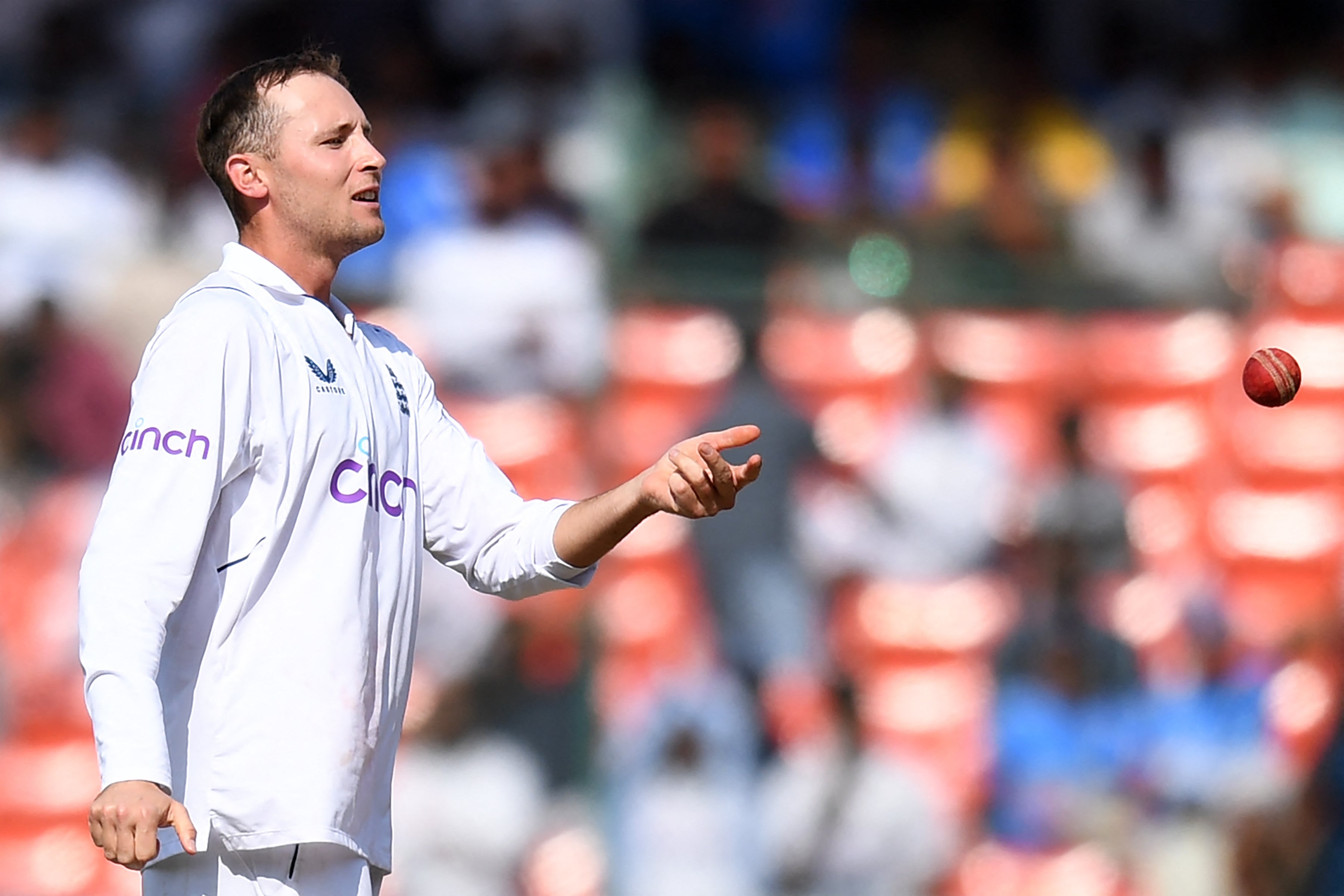 Tom Hartley finished with nine wickets in his debut Test match