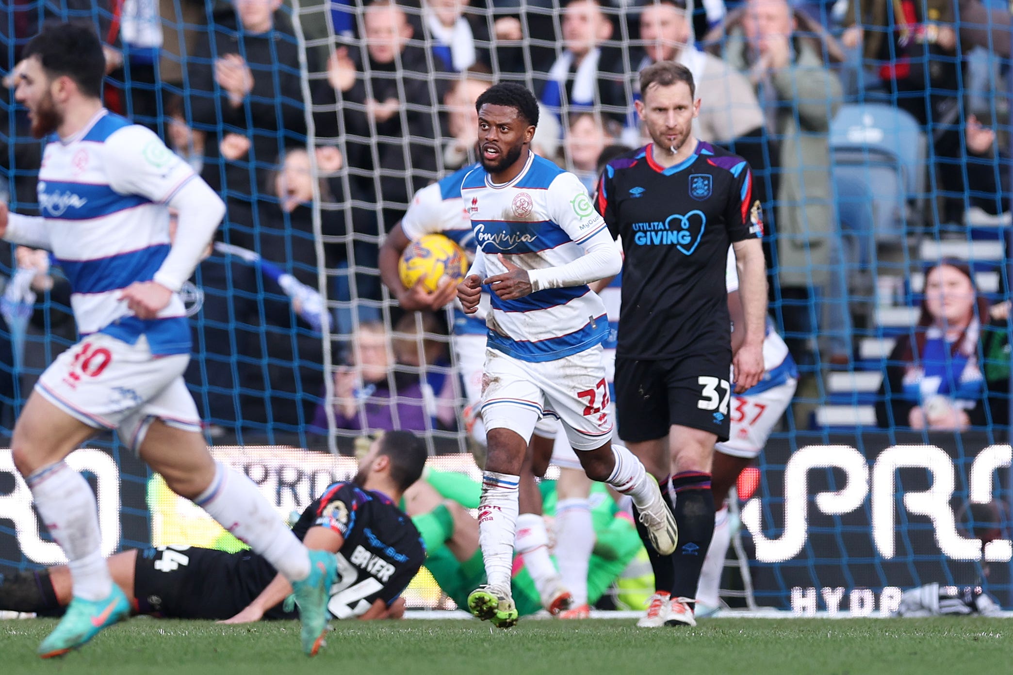 Kenneth Paal snatched a late point for QPR against Huddersfield (Steven Paston/PA)