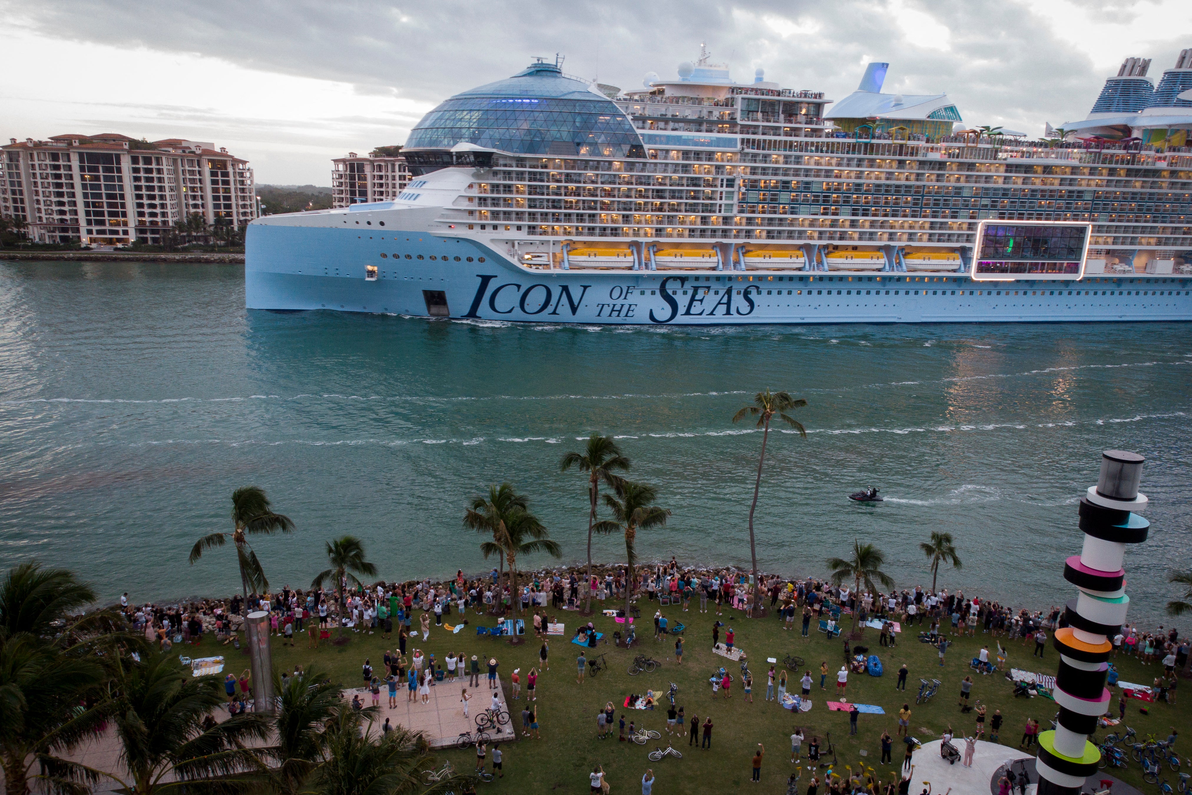 The ship cost approximately $2bn to build