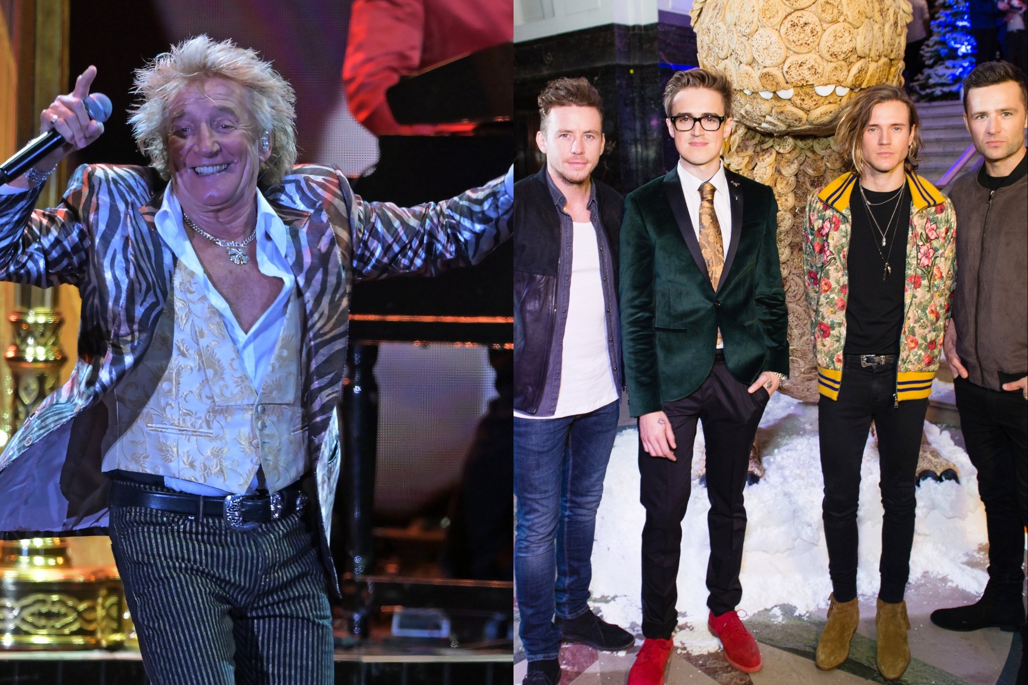 Rod Stewart and McFly