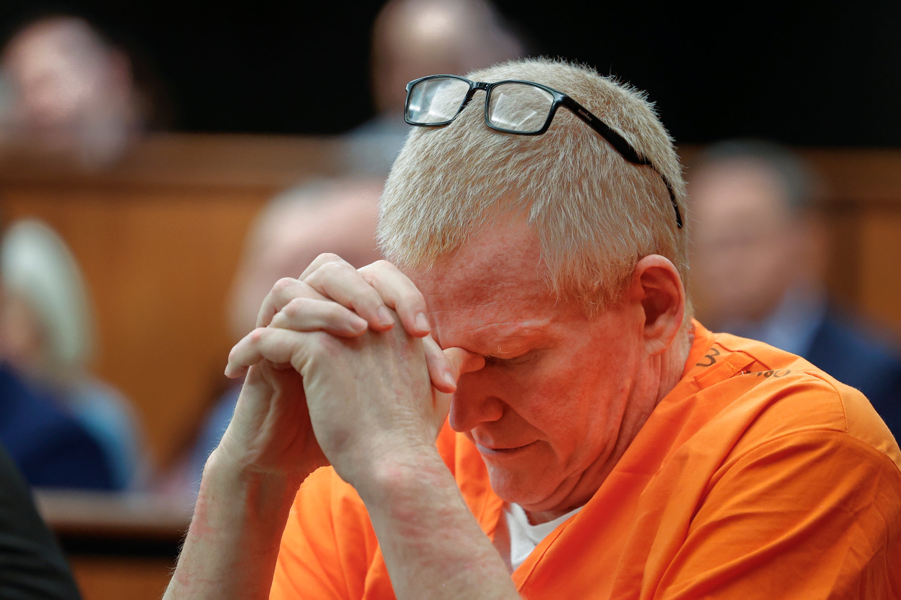 Alex Murdaugh during a court hearing where a judge turned down his request for a new murder trial