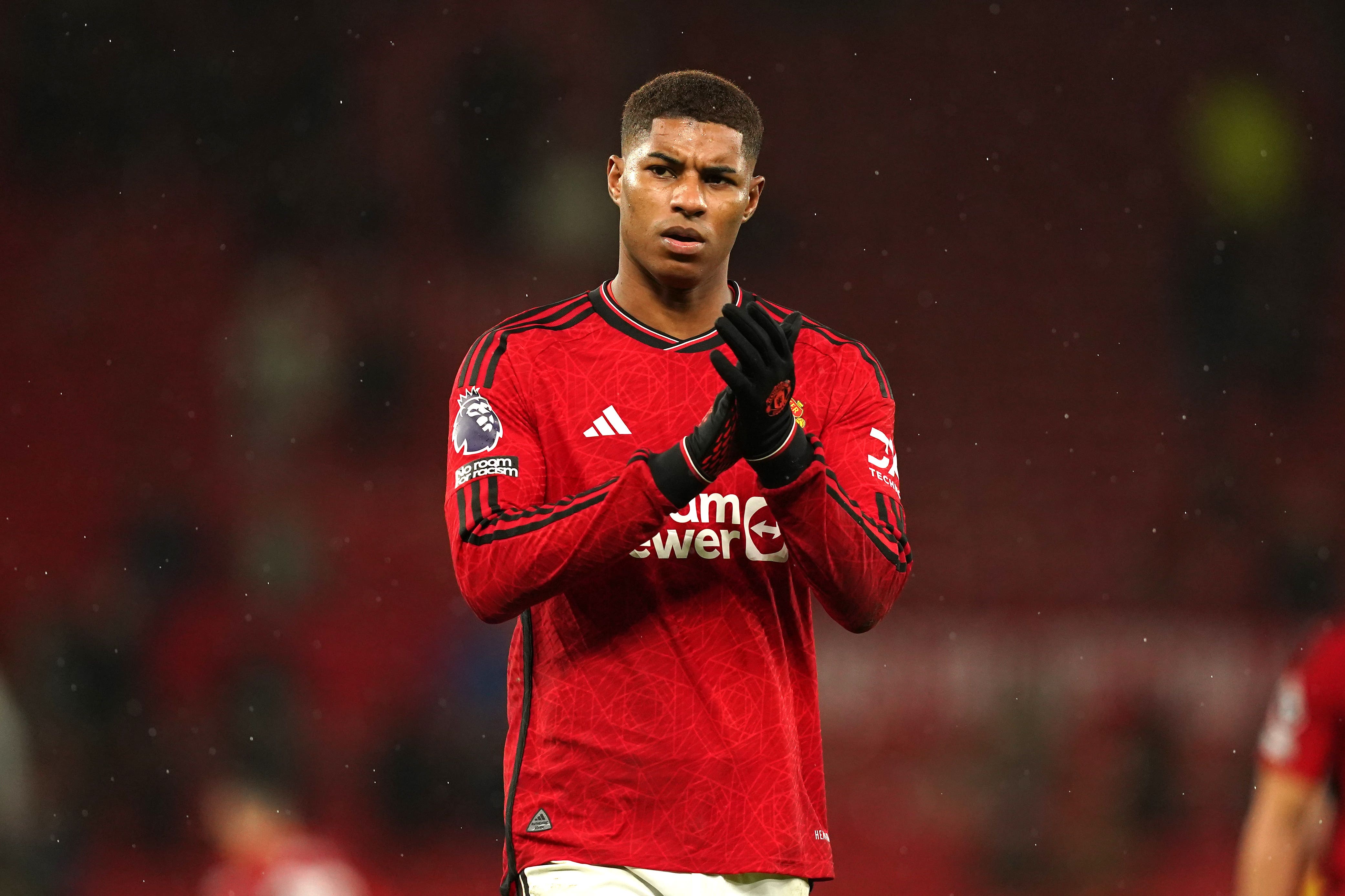 Marcus Rashford is the spotlight at Manchester United (Martin Rickett/PA)