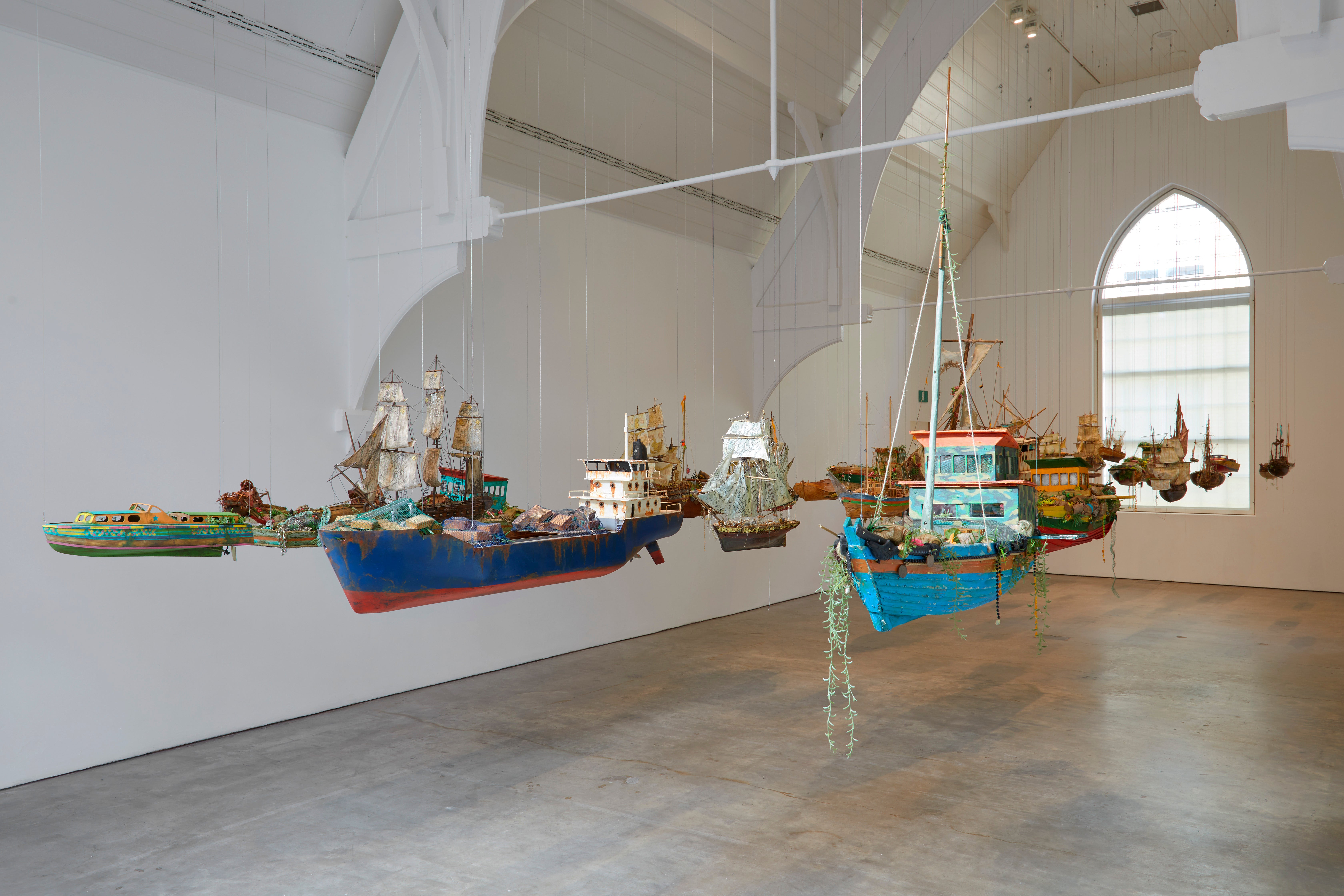 Hew Locke’s installation ‘Armada’