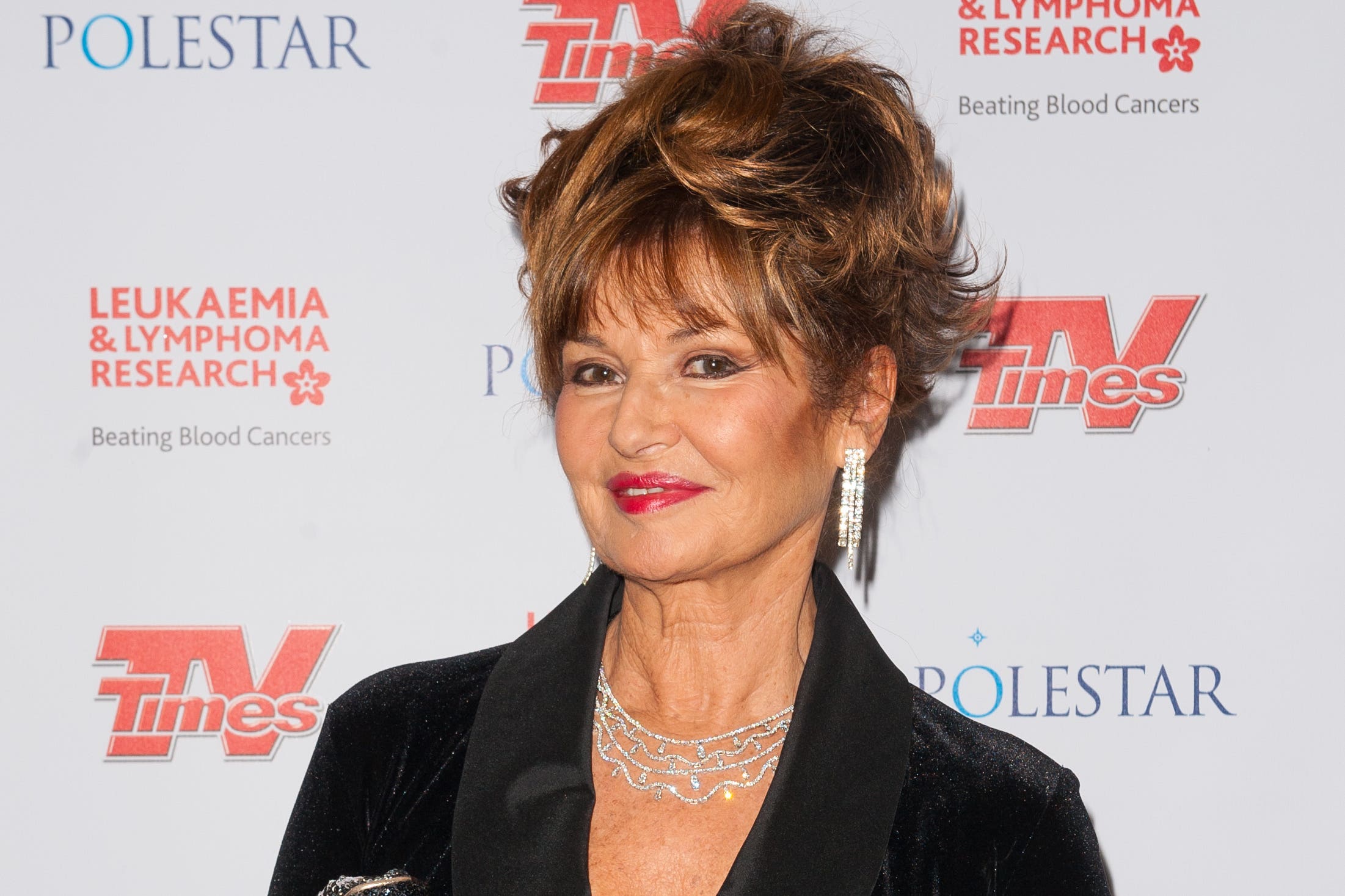 Stephanie Beacham was threatened with a two-foot metal bar during an armed raid (Dominic Lipinski/PA)