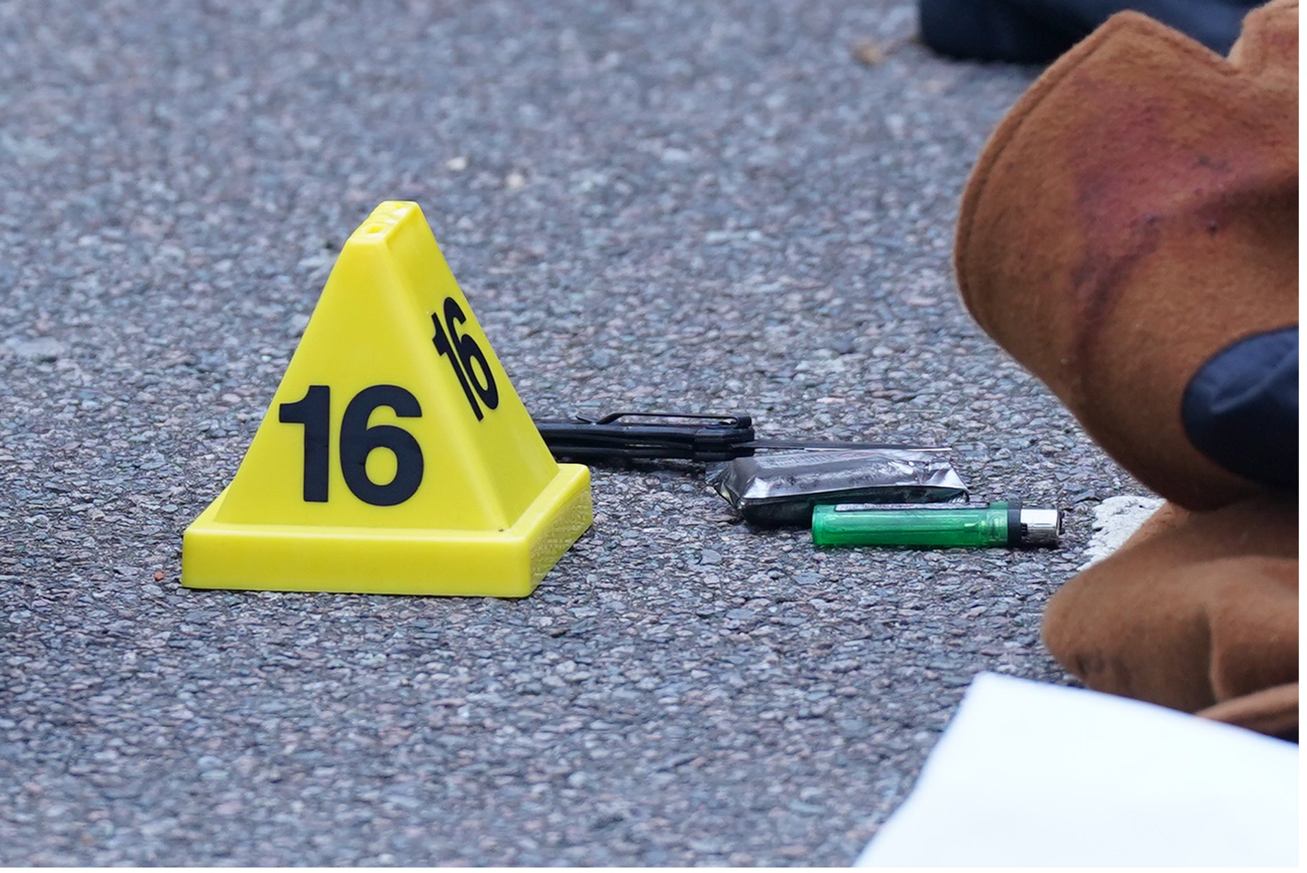 A knife at the scene near Bywater Place