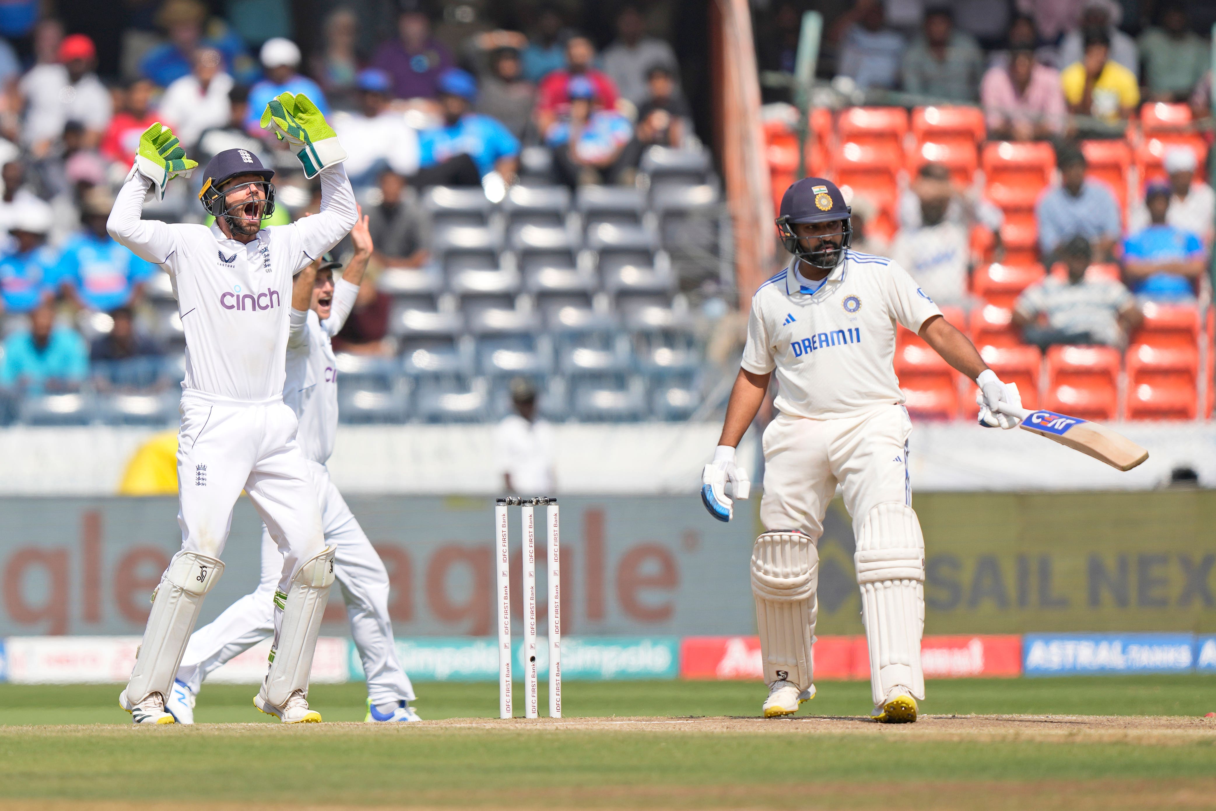 Ben Foakes was recalled to the England side for the first Test against India (Mahesh Kumar A./AP)