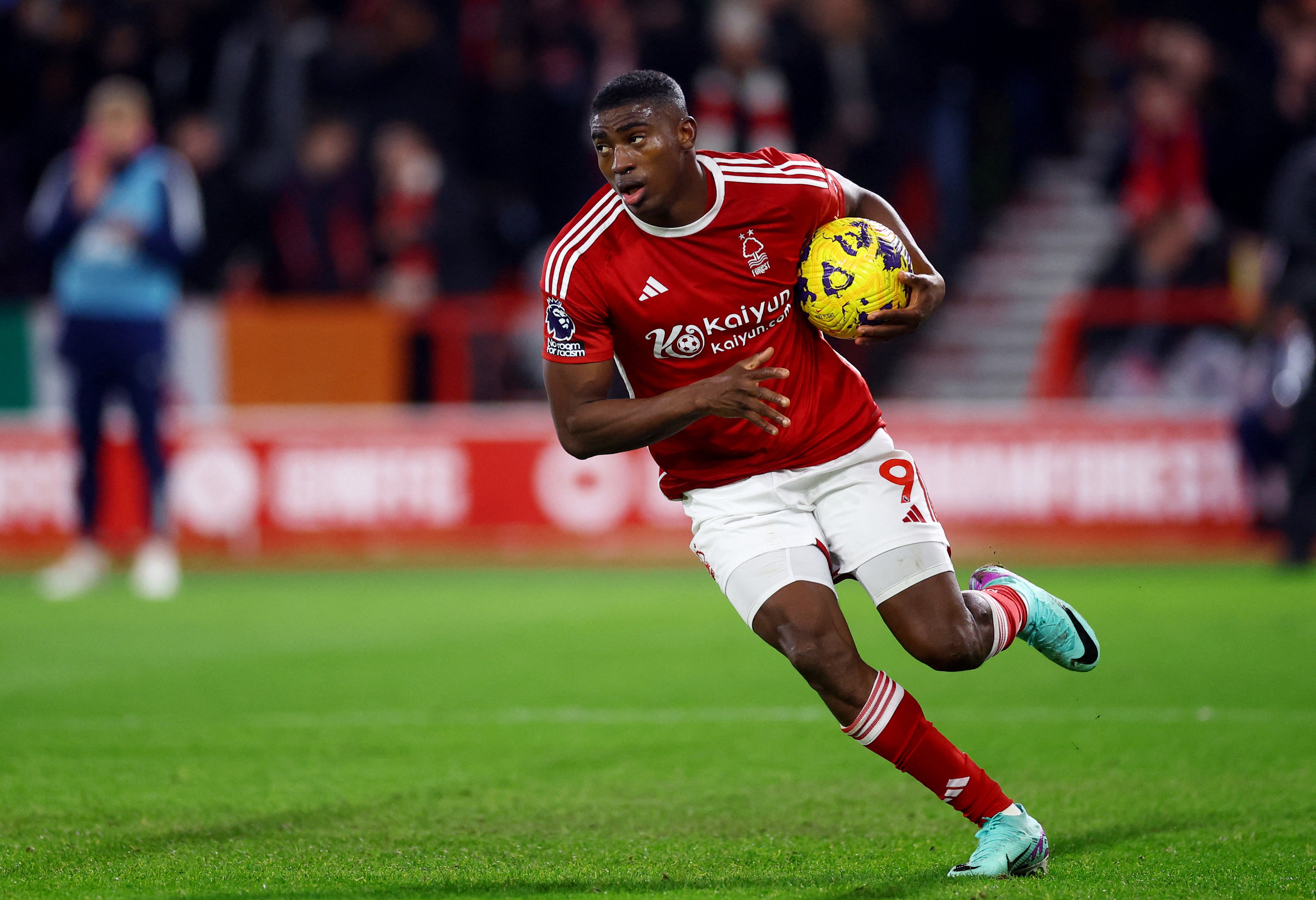 Taiwo Awoniyi pulled one back for Forest but it came too late