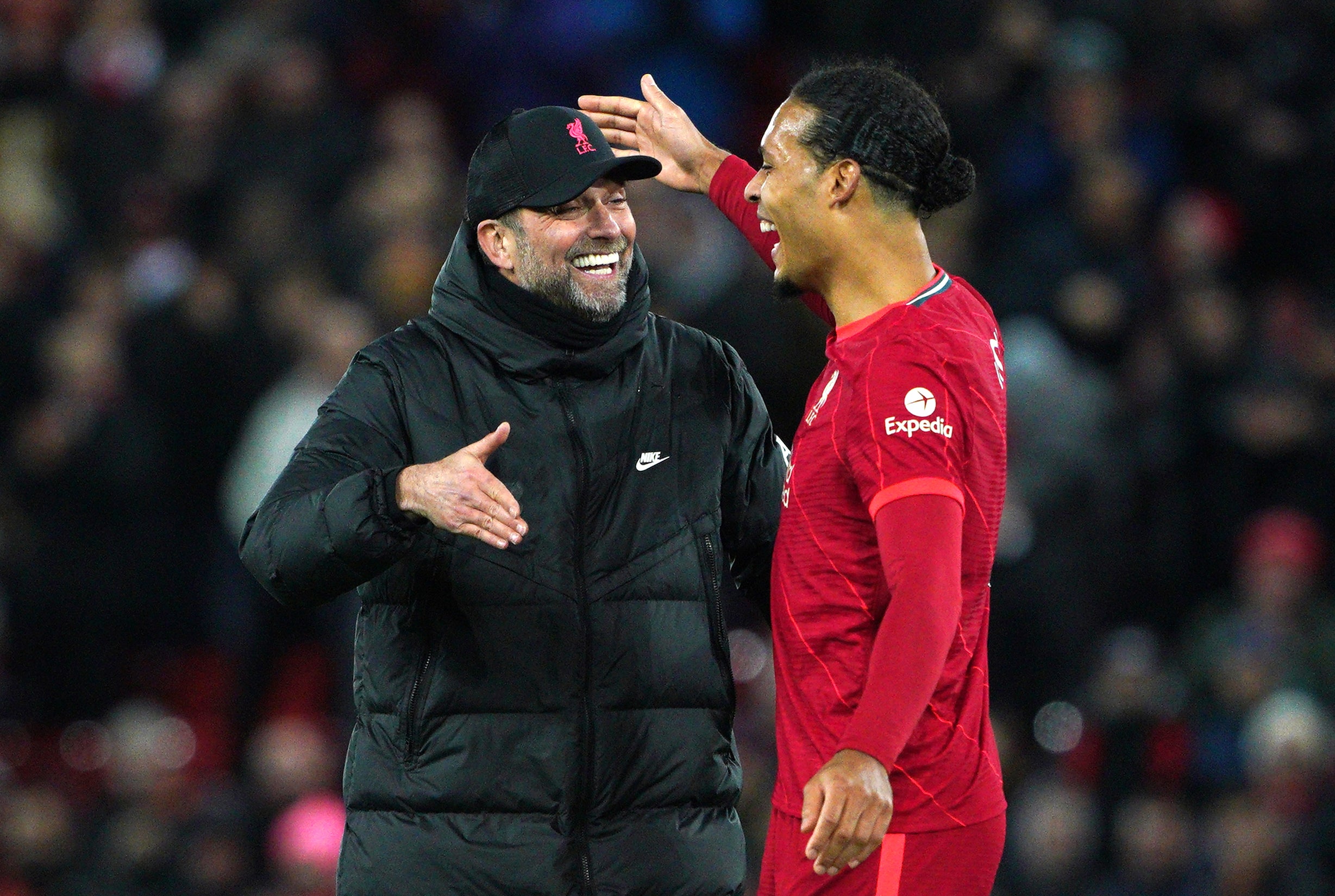 Virgil van Dijk has hailed the departing Jurgen Klopp as ‘the whole package’