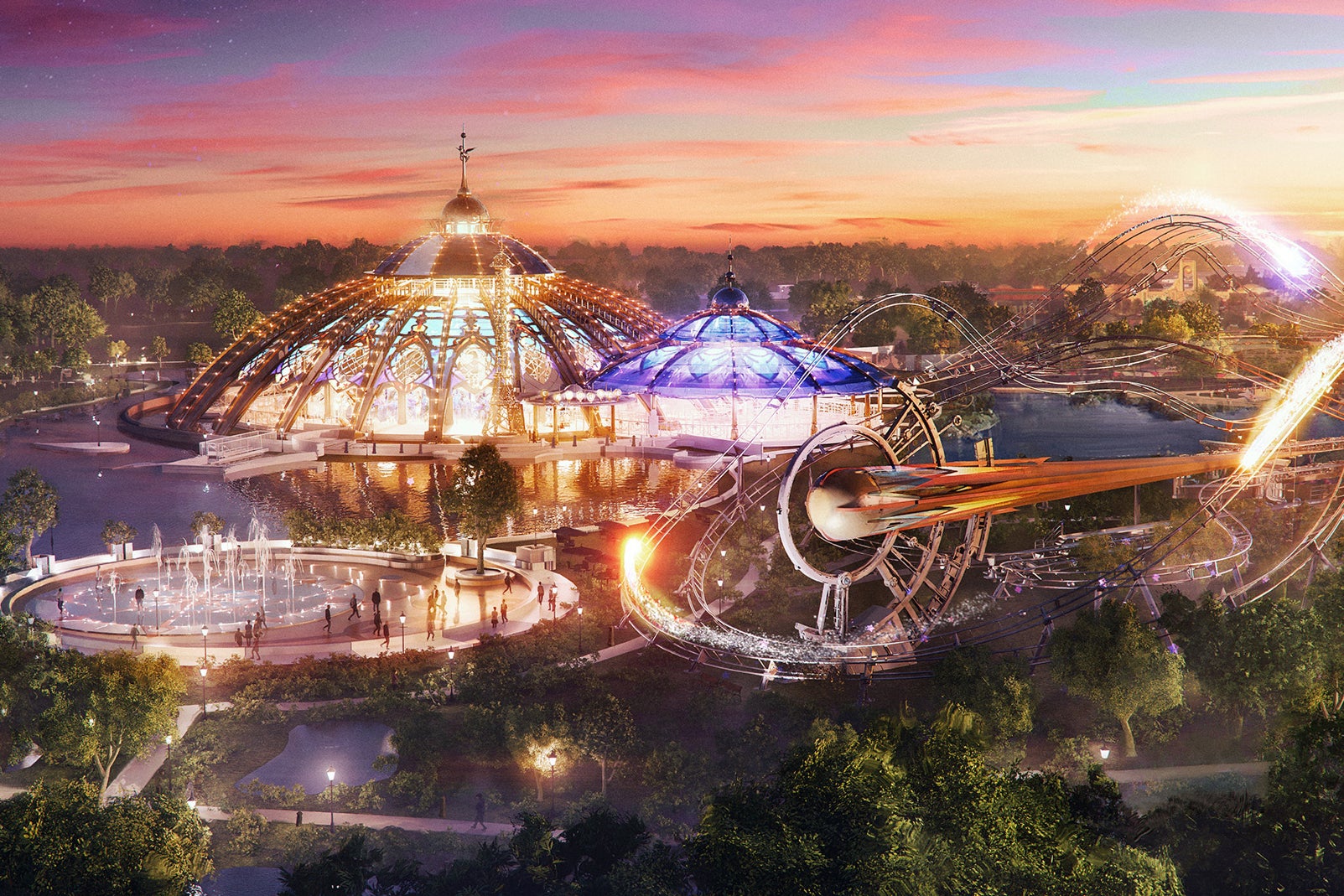 Celestial Park sits at the heart of the new resort