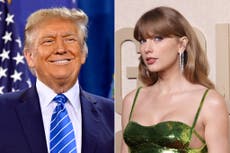 Donald Trump says Taylor Swift is ‘unusually beautiful’ but ‘liberal’