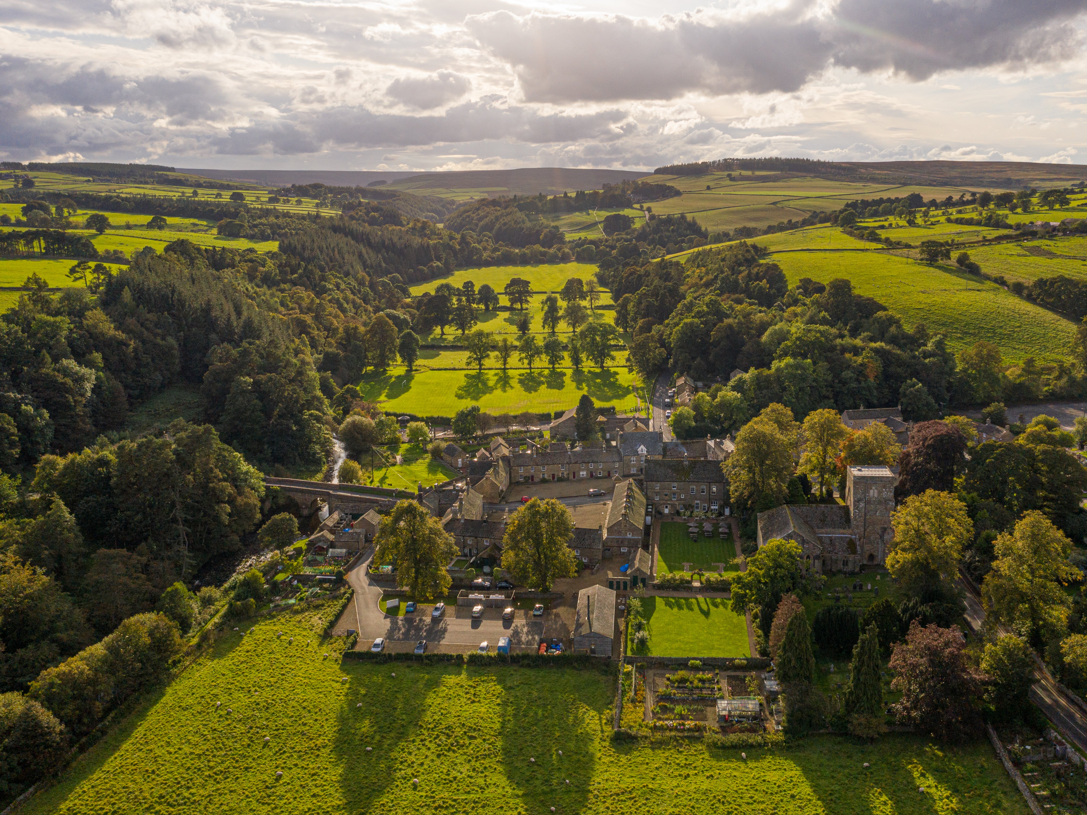 The Lord Crewe Arms is located in Blanchland, 20 miles from Newcastle upon Tyne