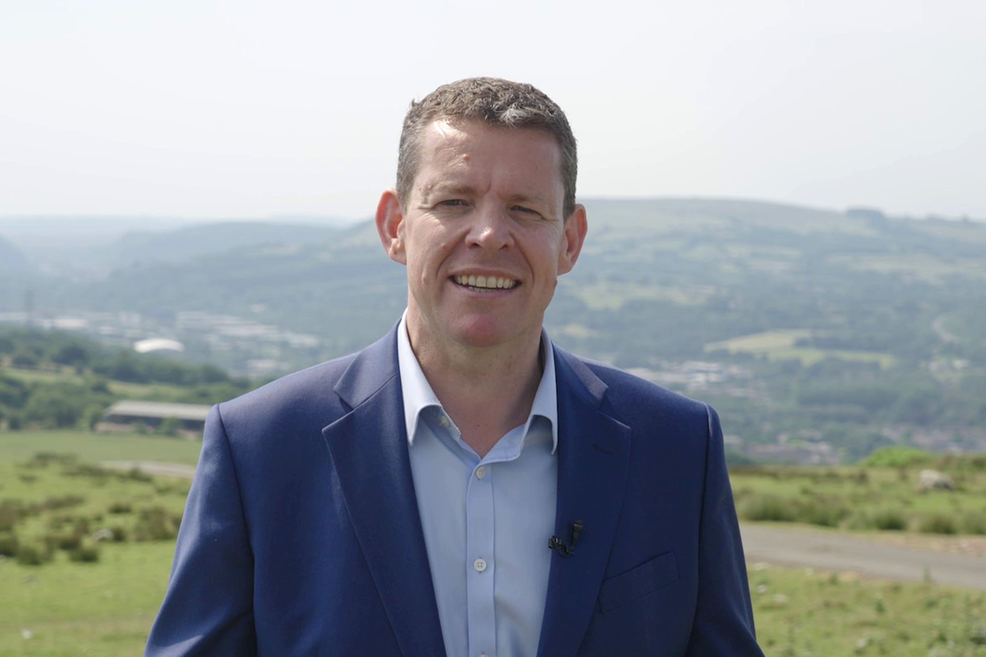 Rhun ap Iorwerth was giving a speech at the Senedd (Plaid Cymru/PA)