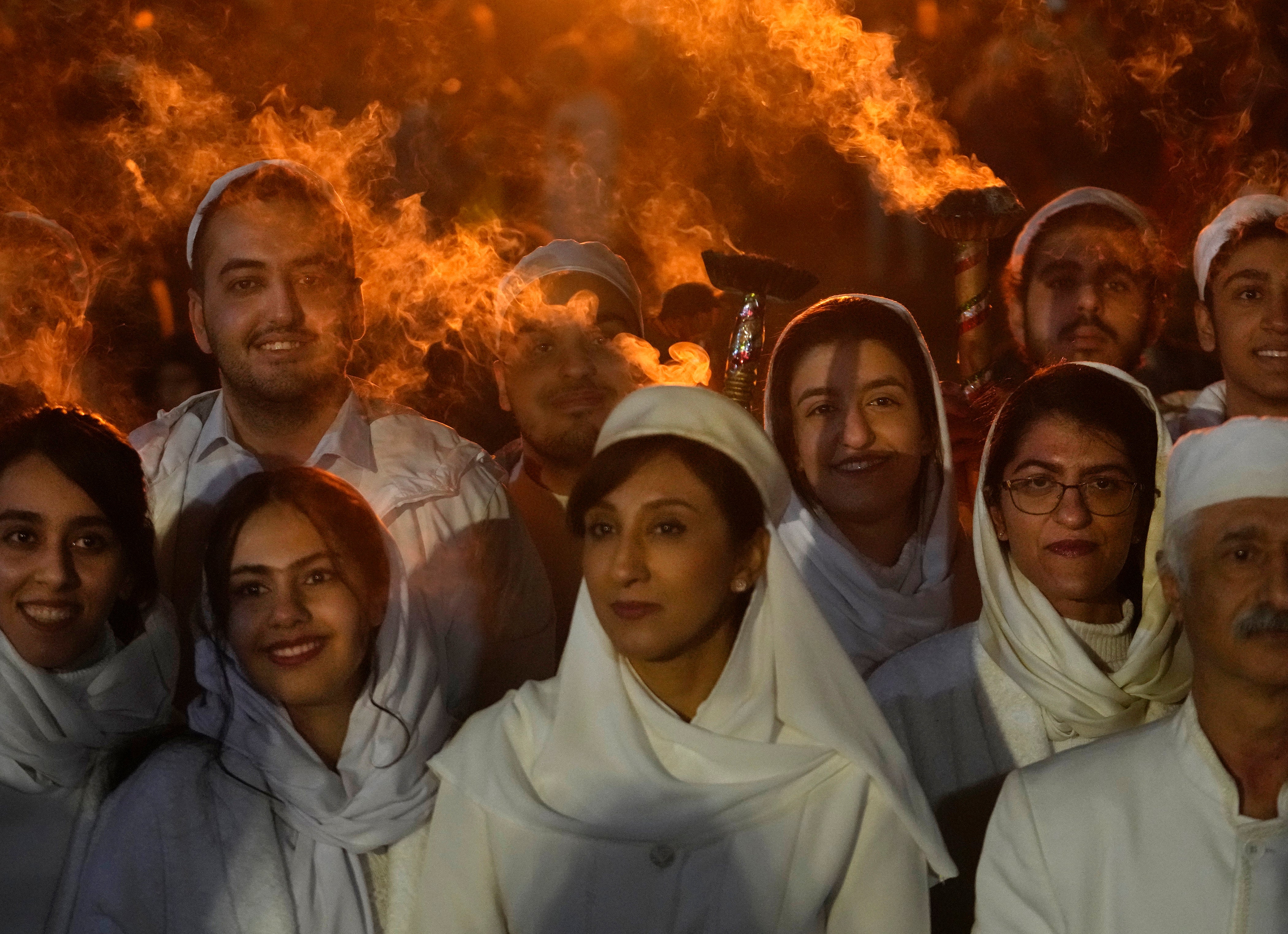 Iran Zoroastrians Sadeh Festival