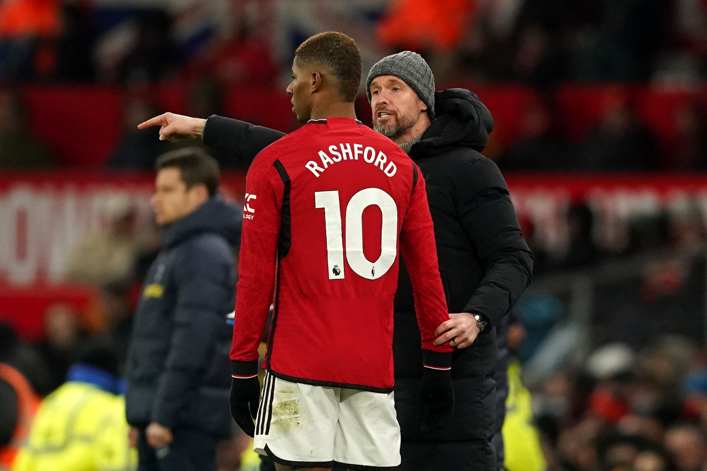 Erik ten Hag said the Marcus Rashford issue has been sorted (Martin Rickett/PA)