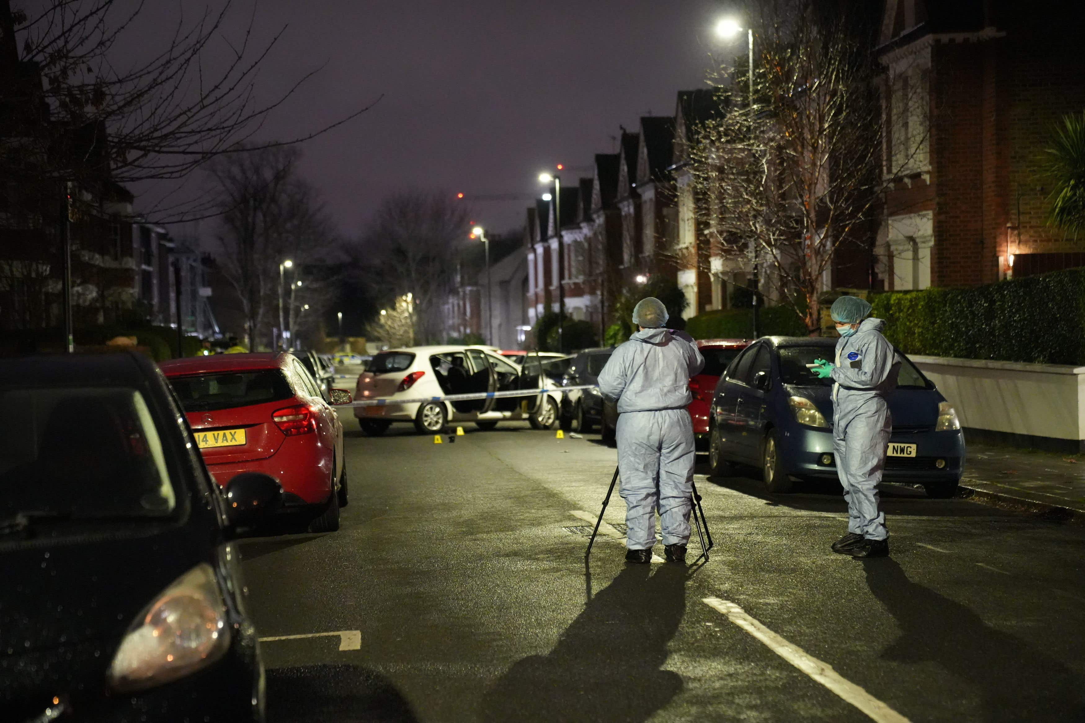 The incident occurred near Clapham Common, south London, on Wednesday evening (James Weech/PA)