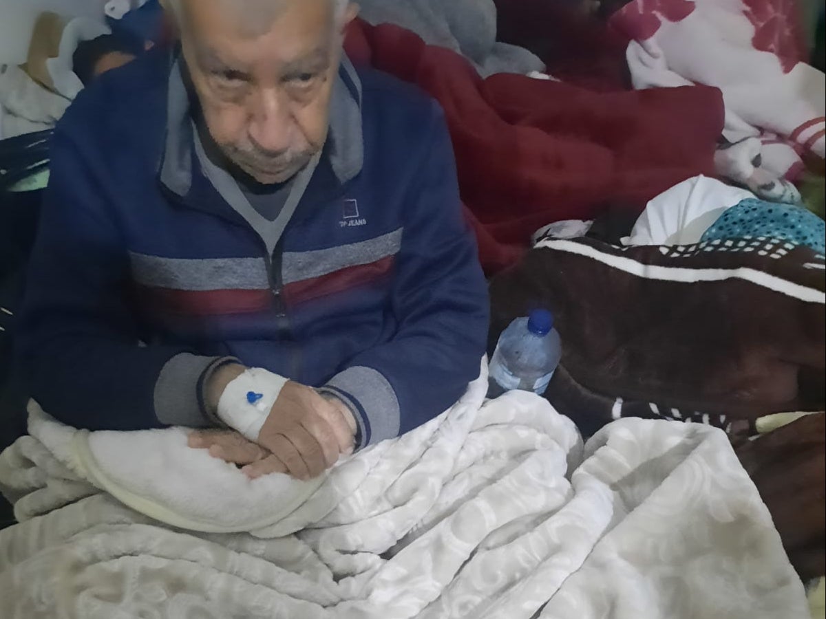 Dr Ghayyda’s father Nabil, in his 80s, is struggling to access medical services