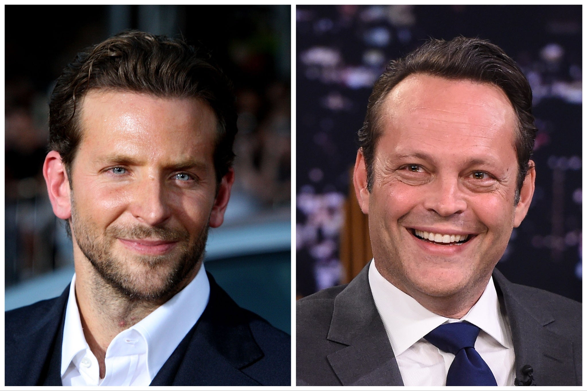 Bradley Cooper (left) and Vince Vaughn