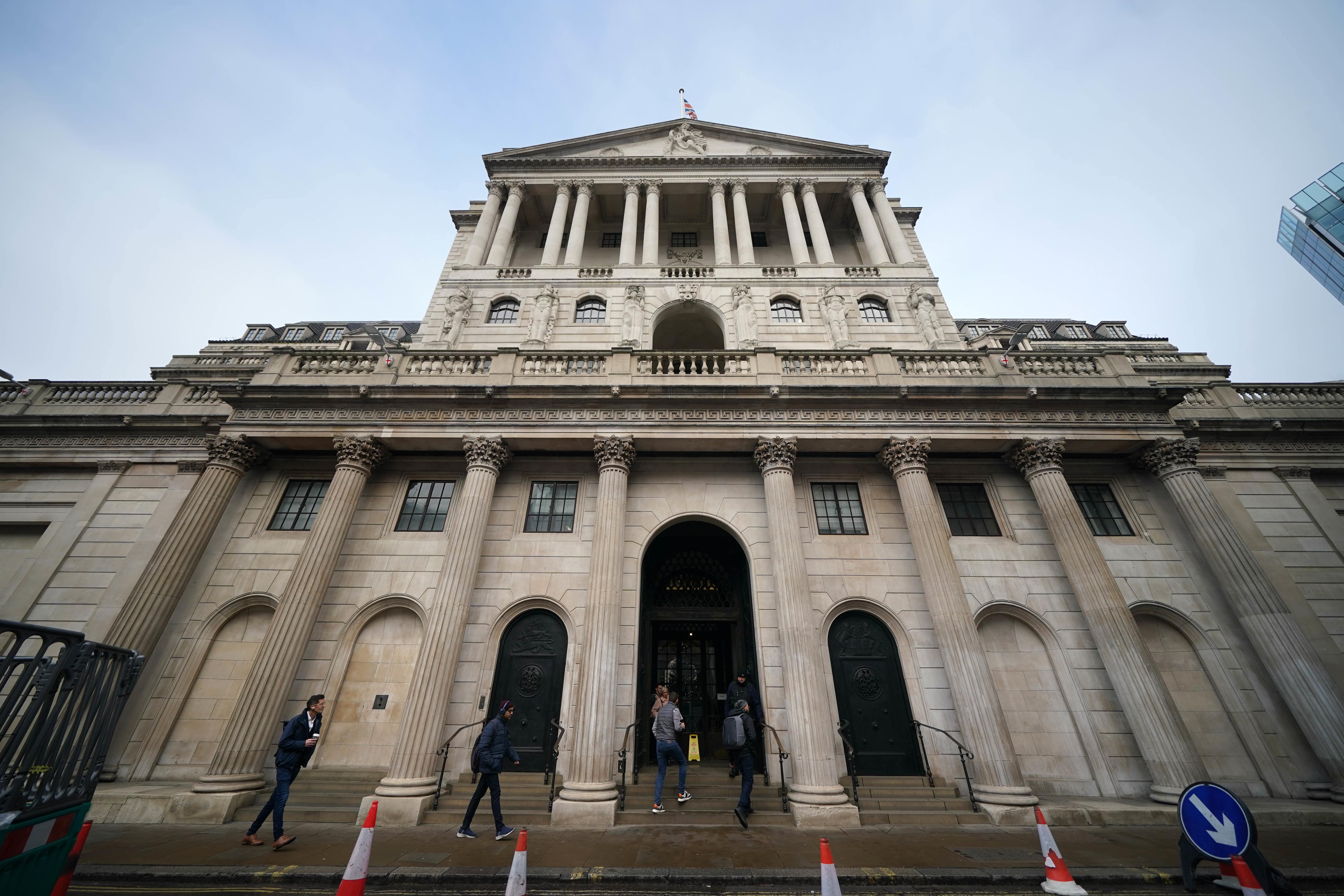 The Bank held rates steady at 5.25% on Thursday (Yui Mok/PA)