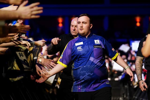 <p>Luke Littler has burst on to the darts scene over the past few months </p>