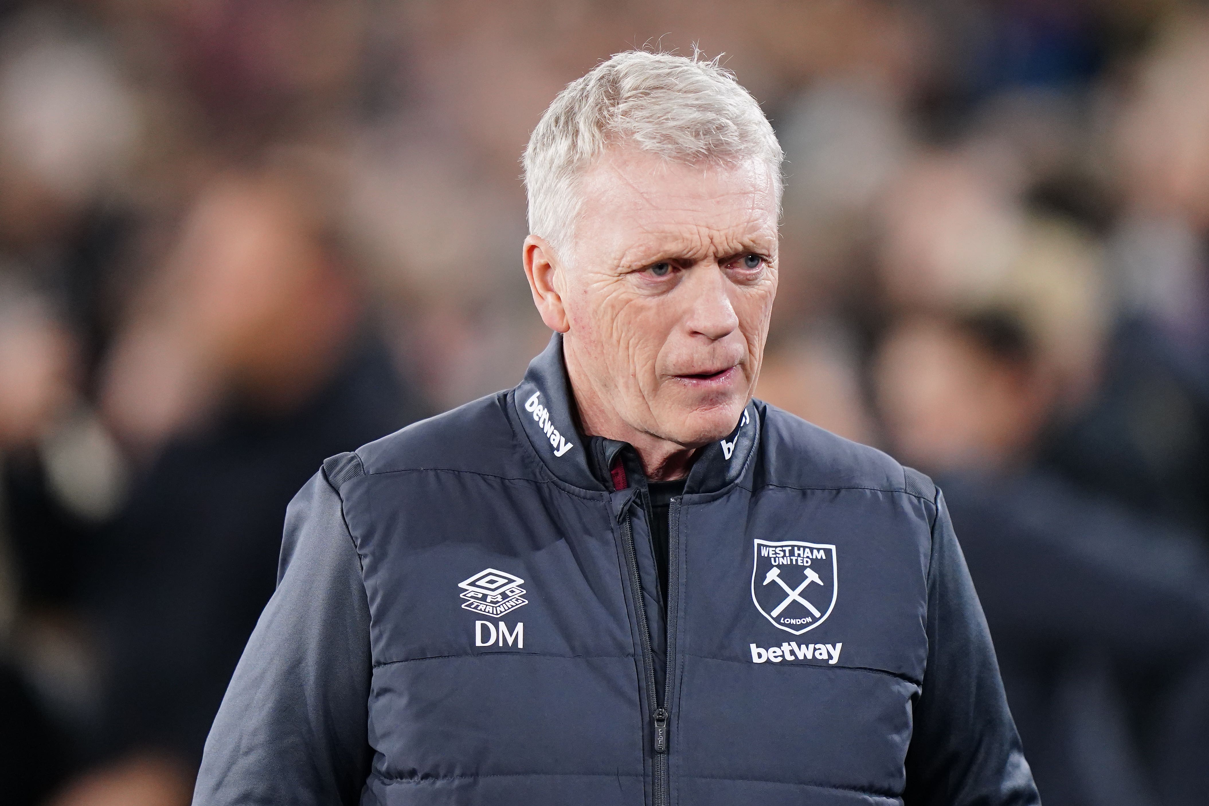 West Ham United manager David Moyes (Zac Goodwin/PA)