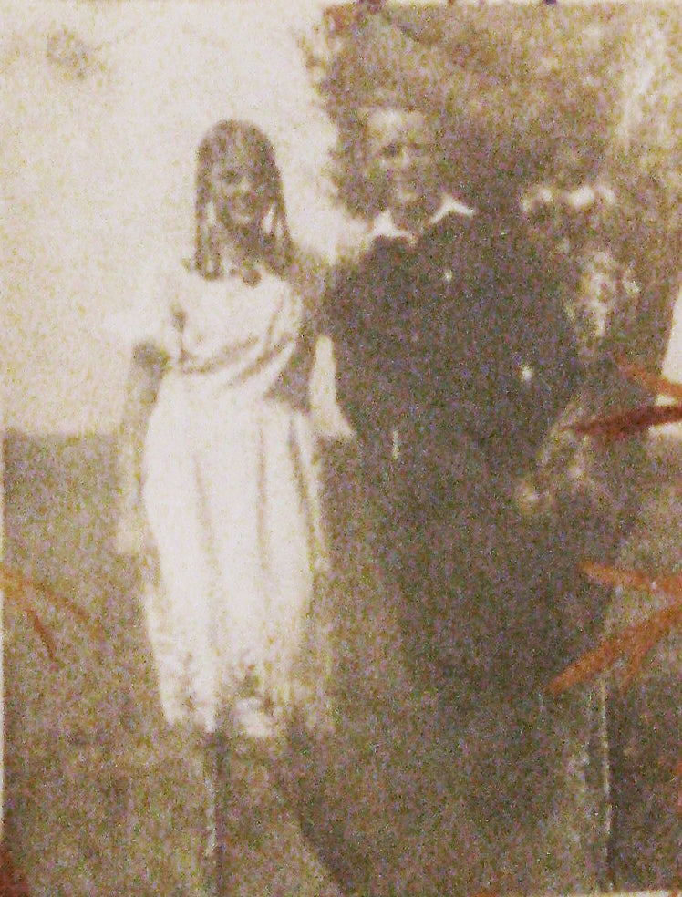 A photo of Rudolf and Hedwig taken at their wedding